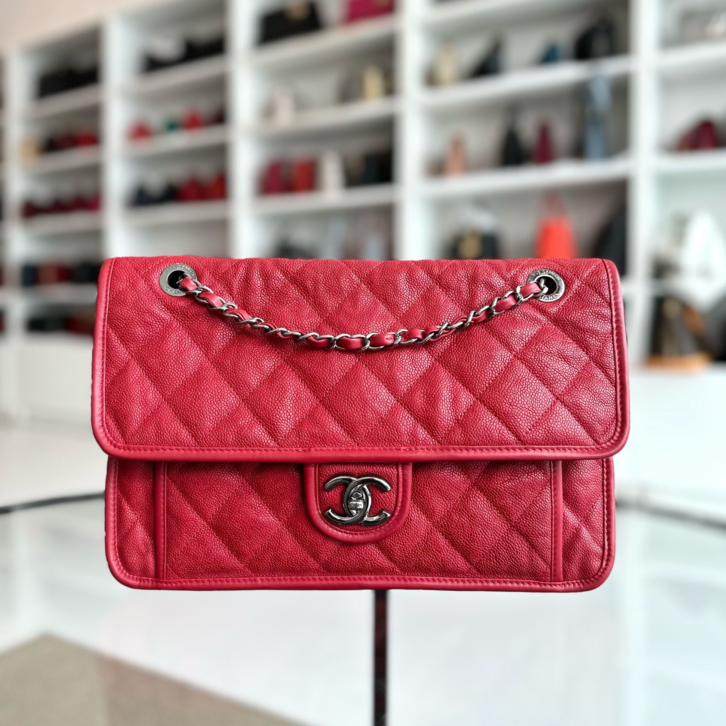 Chanel Caviar French Riviera Large Flap Bag No 20 S$2,800 - Luxury Evermore