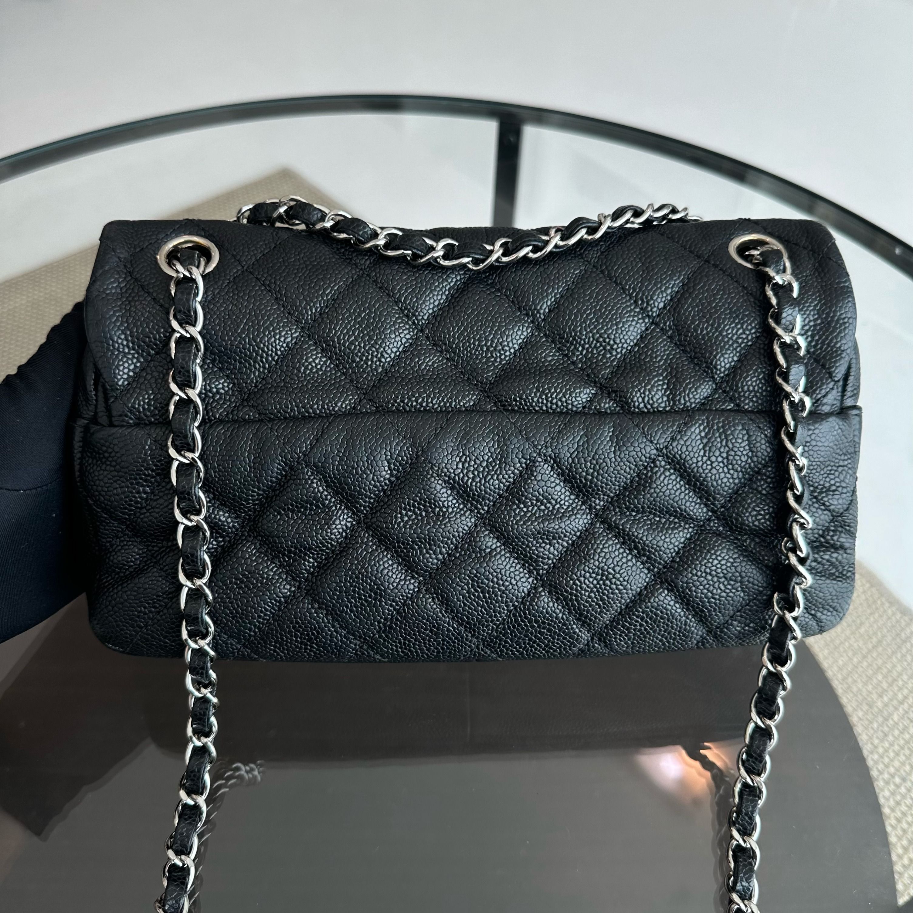 Chanel Caviar Seasonal Flap Zipper Black SHW No 17 - Luxury Evermore