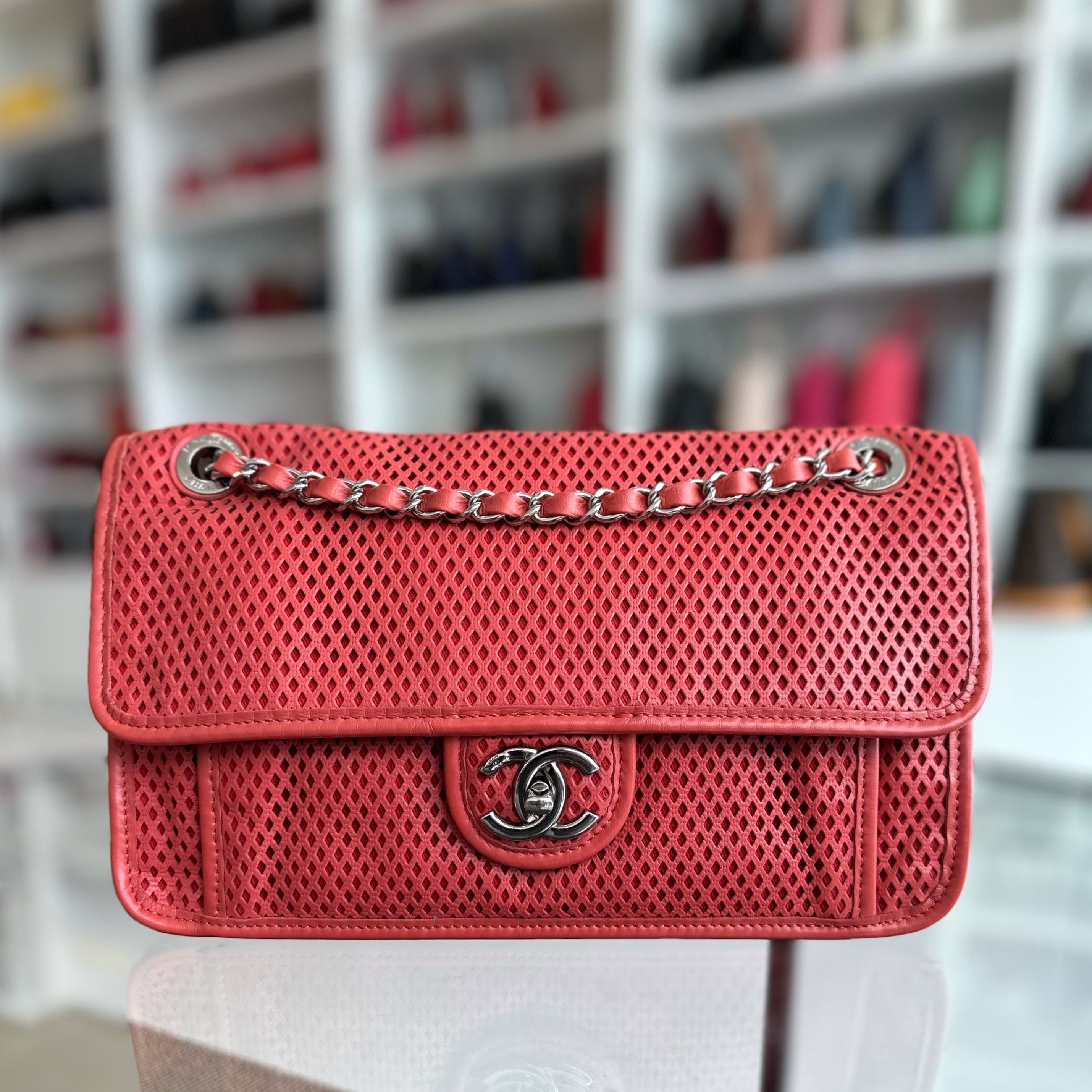 Chanel Flap Perforated French Riviera Up In The Air Bag No 17 - Luxury Evermore