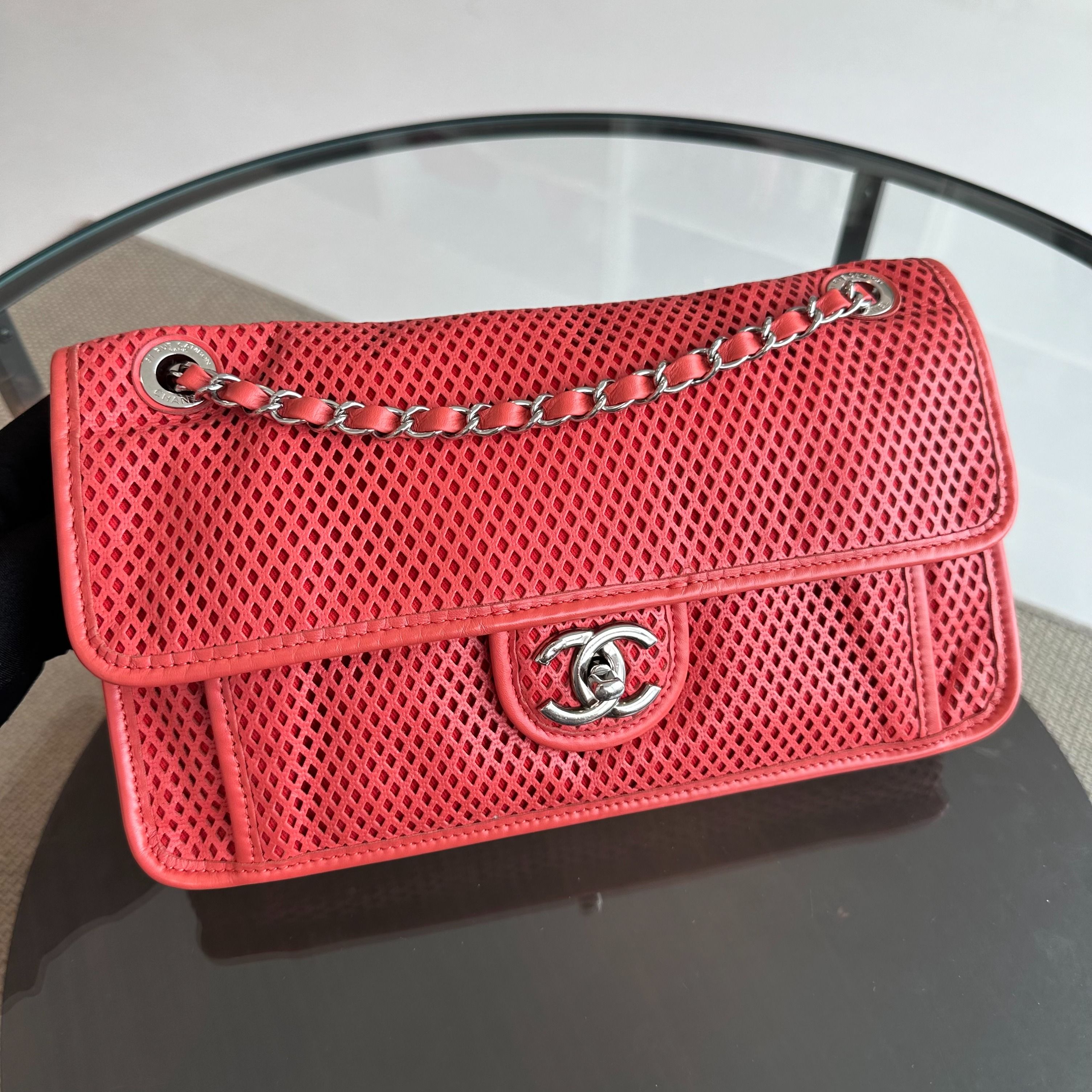 Chanel Flap Perforated French Riviera Up In The Air Bag No 17 - Luxury Evermore