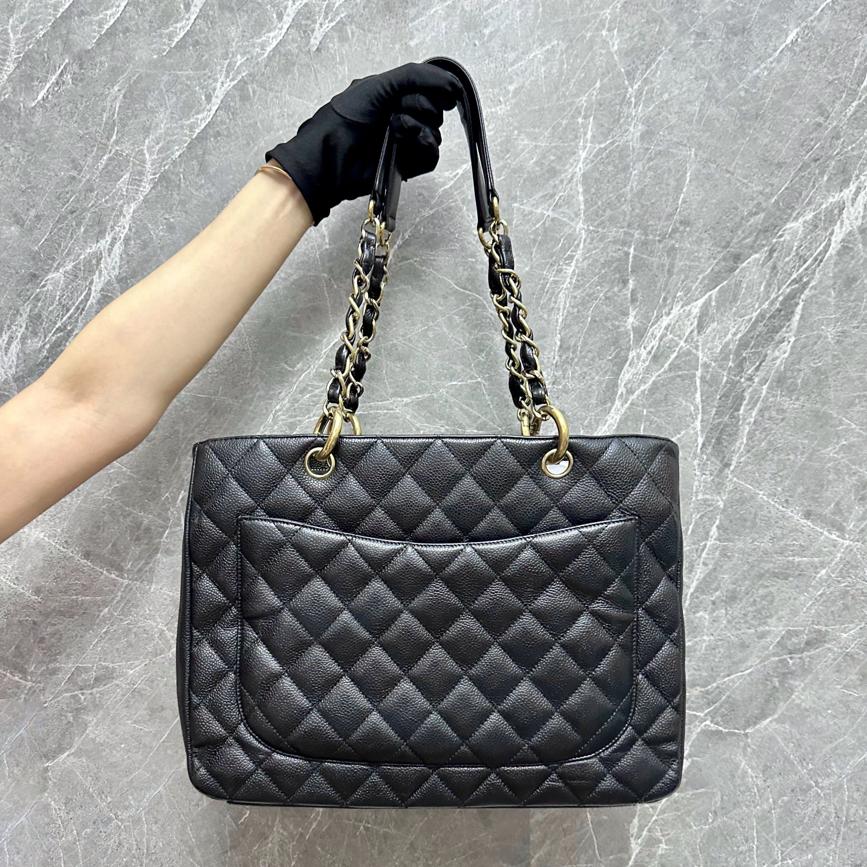 Chanel GST Caviar GHW Grad Shopping Tote No 11 - Luxury Evermore