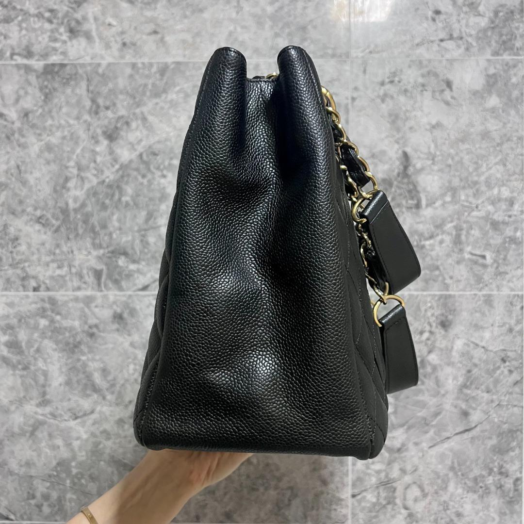 Chanel GST Grad Shopping Tote Black GHW No 12 - Luxury Evermore