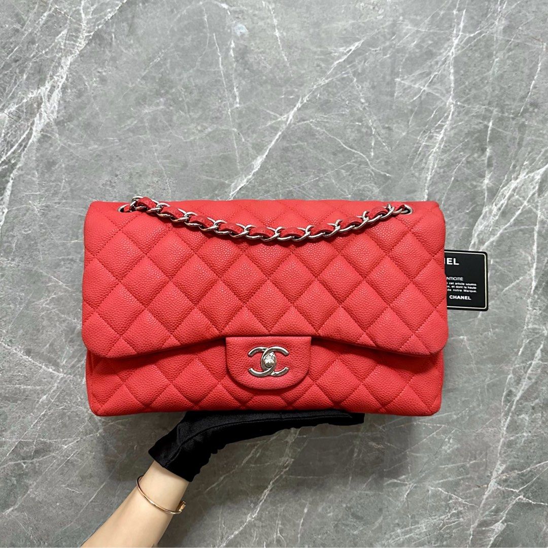 Chanel Jumbo Caviar Double Flap No 18 - Luxury Evermore