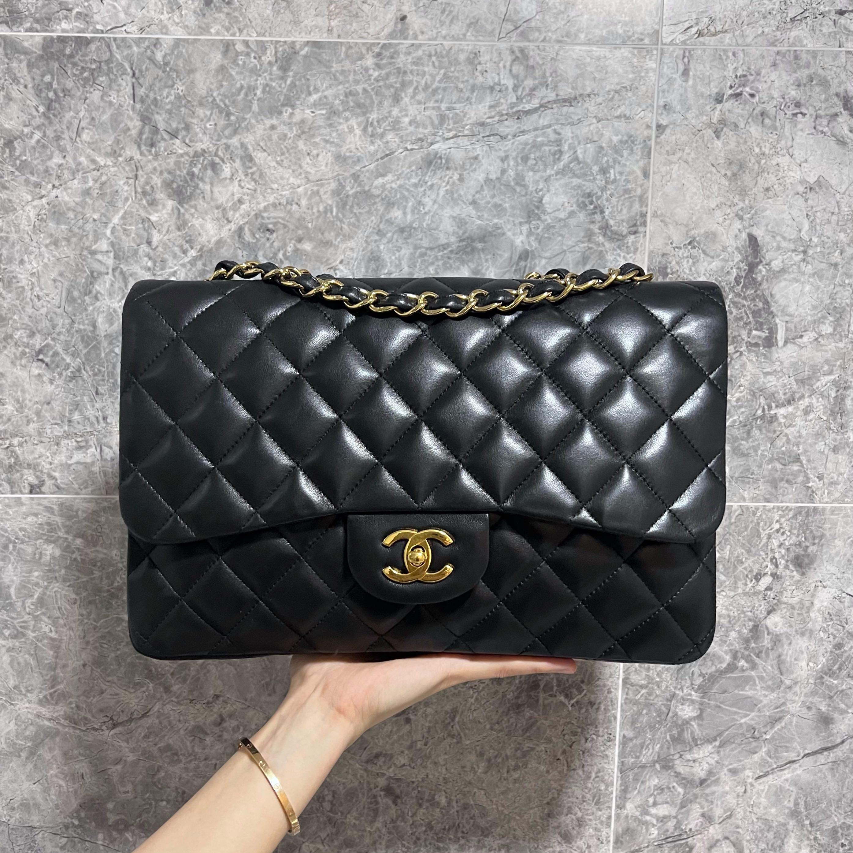 Chanel Jumbo Classic Flap Black GHW - Luxury Evermore