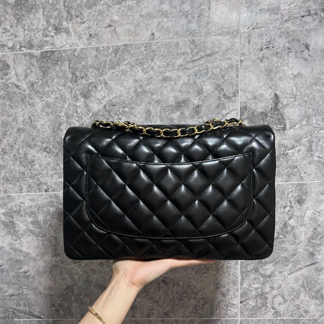 Chanel Jumbo Classic Flap Black GHW - Luxury Evermore