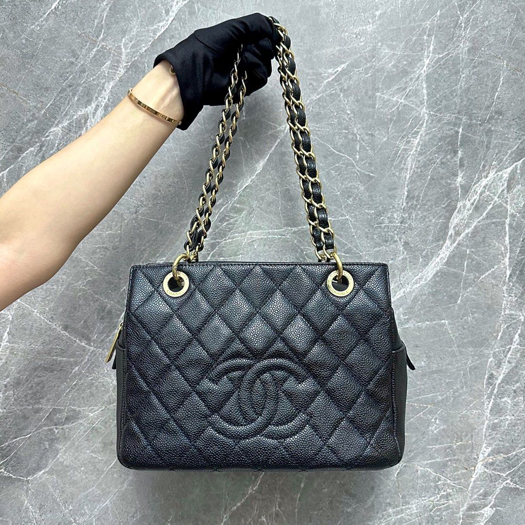 Chanel PTT Petite Timeless Tote Caviar Black GHW No 15 - Luxury Evermore