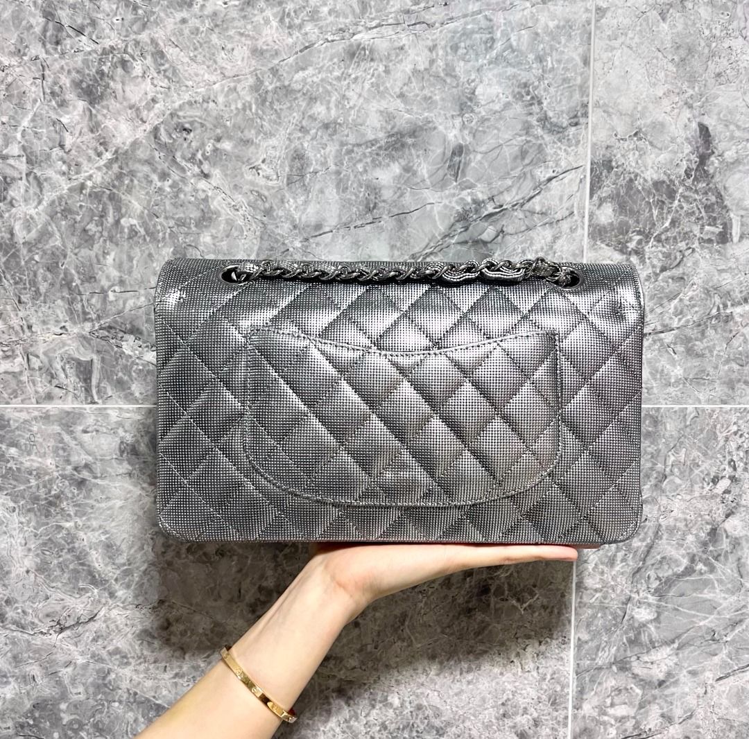 [Clearance] Chanel Medium Classic Flap Metallic Limited Edition No 21 - Luxury Evermore