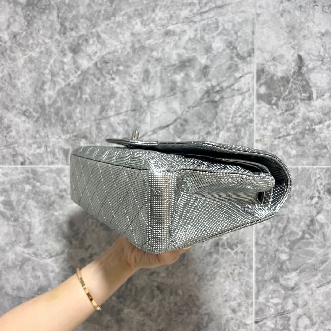 [Clearance] Chanel Medium Classic Flap Metallic Limited Edition No 21 - Luxury Evermore