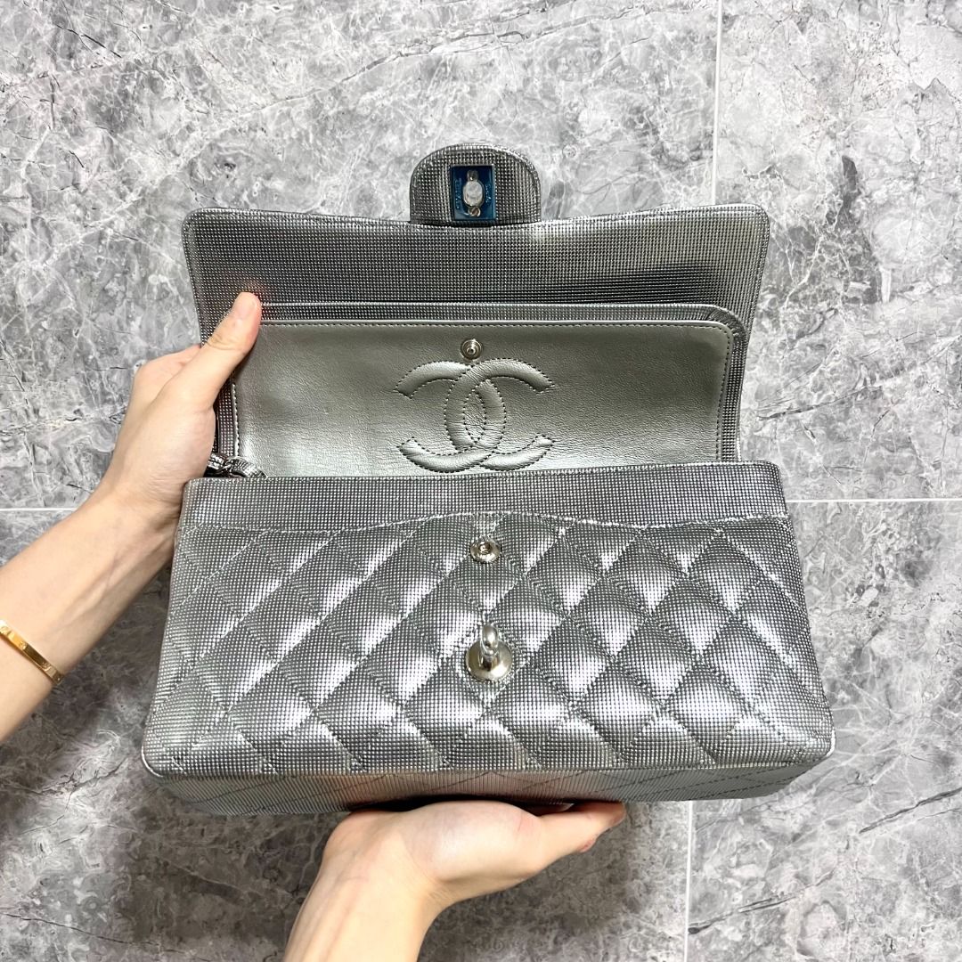 [Clearance] Chanel Medium Classic Flap Metallic Limited Edition No 21 - Luxury Evermore