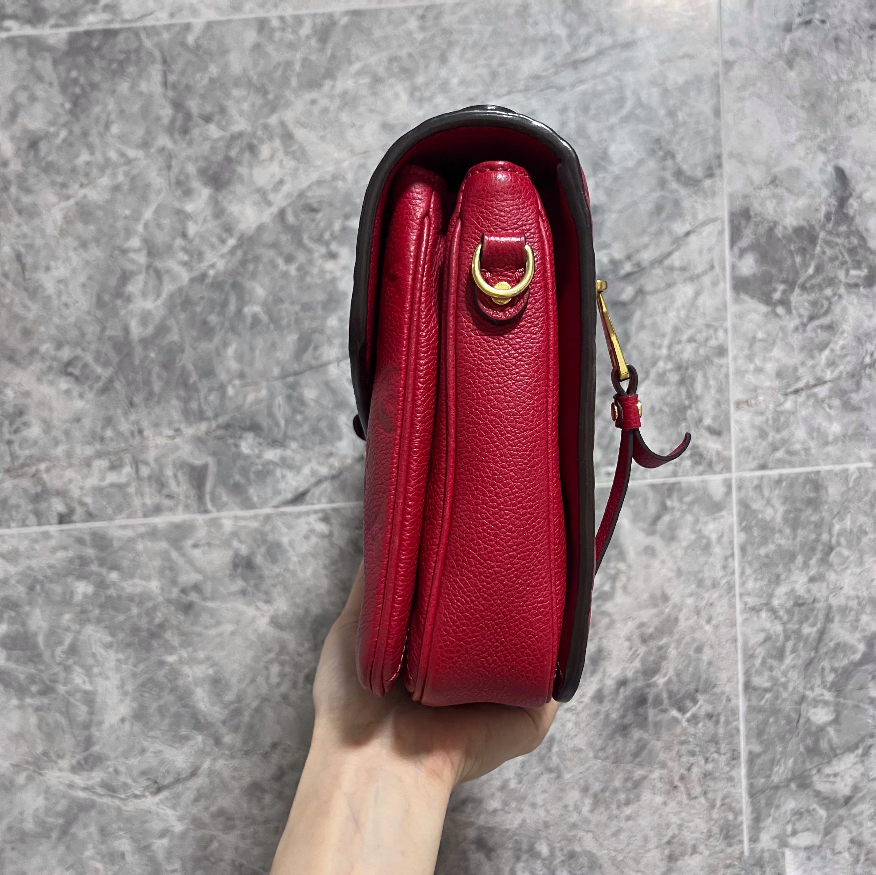 [Clearance] LV Pochette Metis Red monogram Calfskin - Luxury Evermore