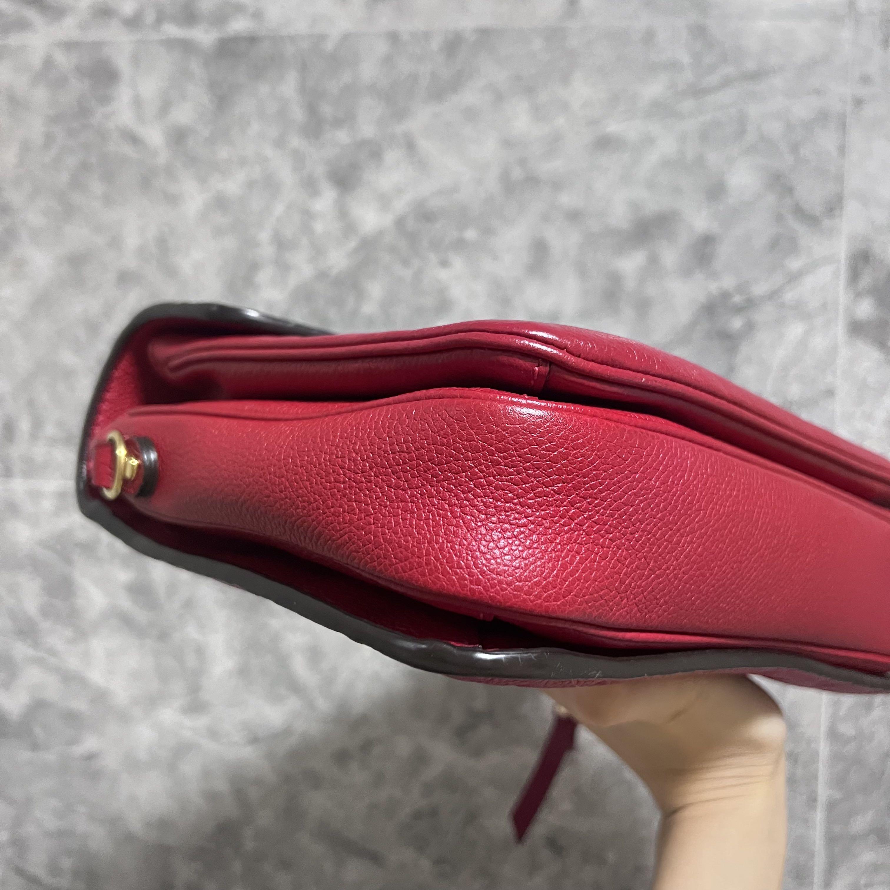 [Clearance] LV Pochette Metis Red monogram Calfskin - Luxury Evermore