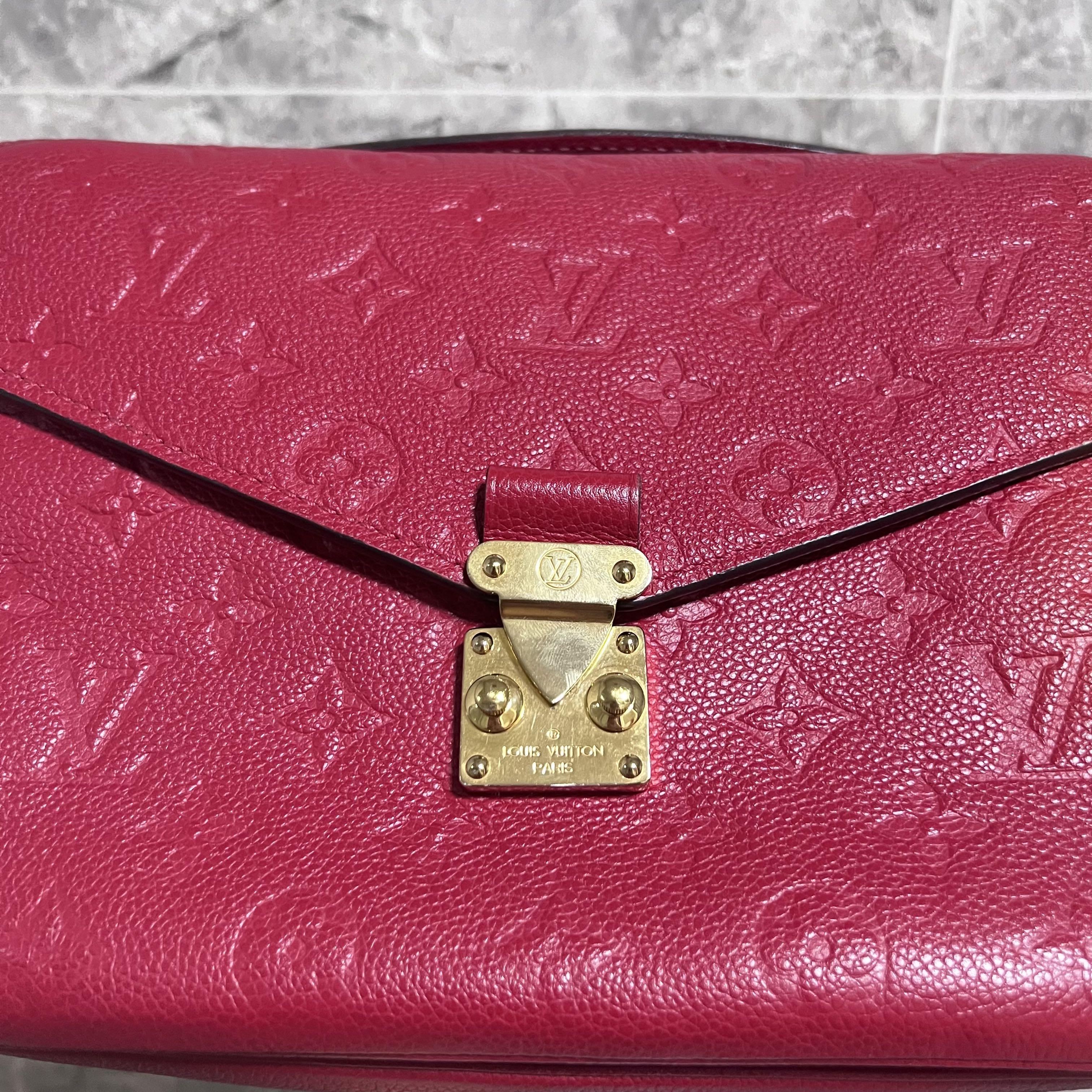 [Clearance] LV Pochette Metis Red monogram Calfskin - Luxury Evermore