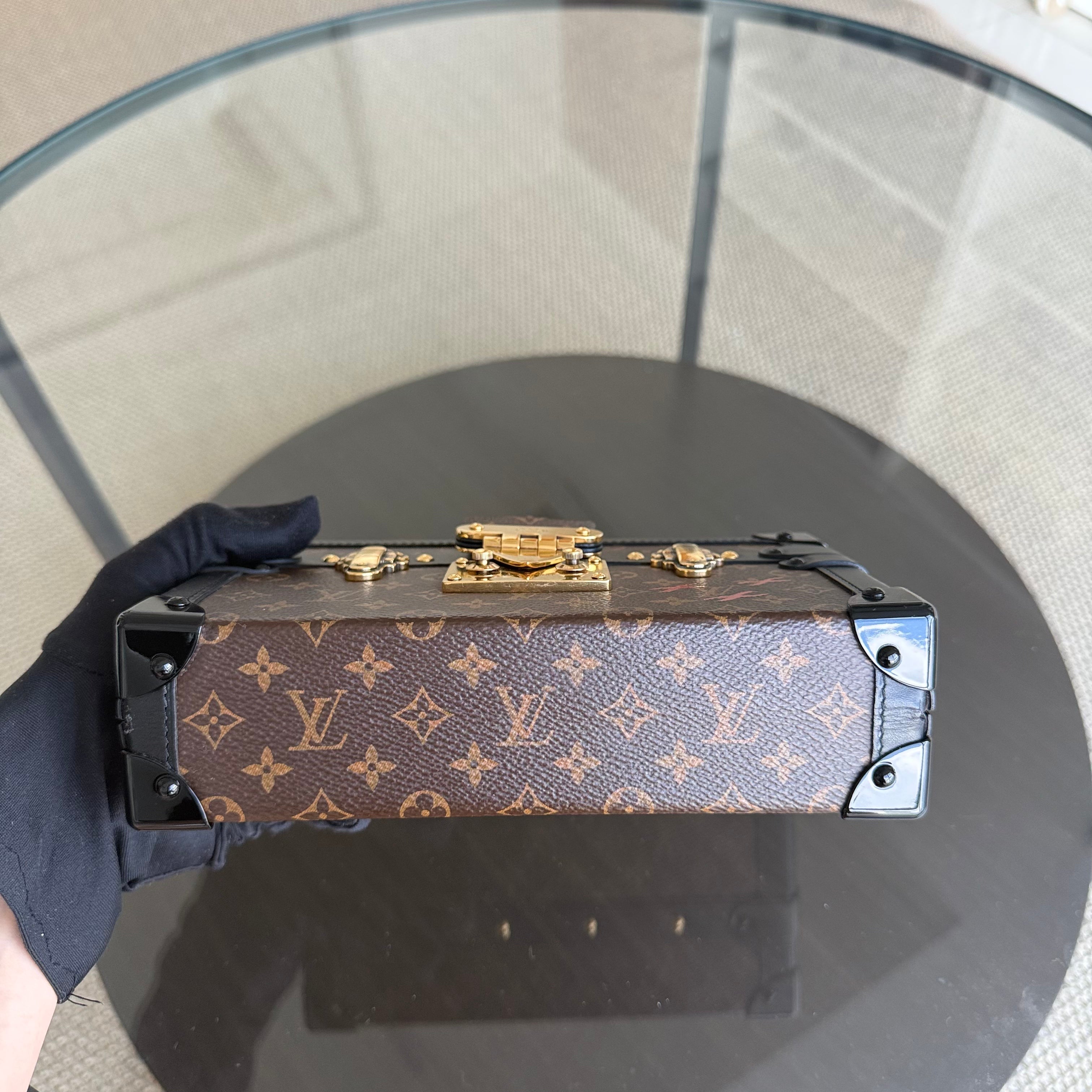 Louis Vuitton Petite Malle - Monogram Canvas New Version Crossbody Box Bag