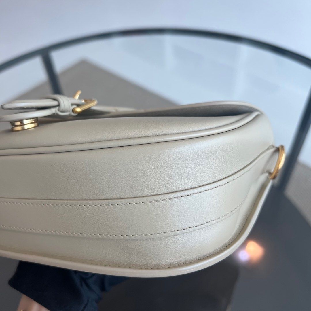 Dior Bobby Medium Beige Flap Smooth Calfskin Leather Bag - Luxury Evermore