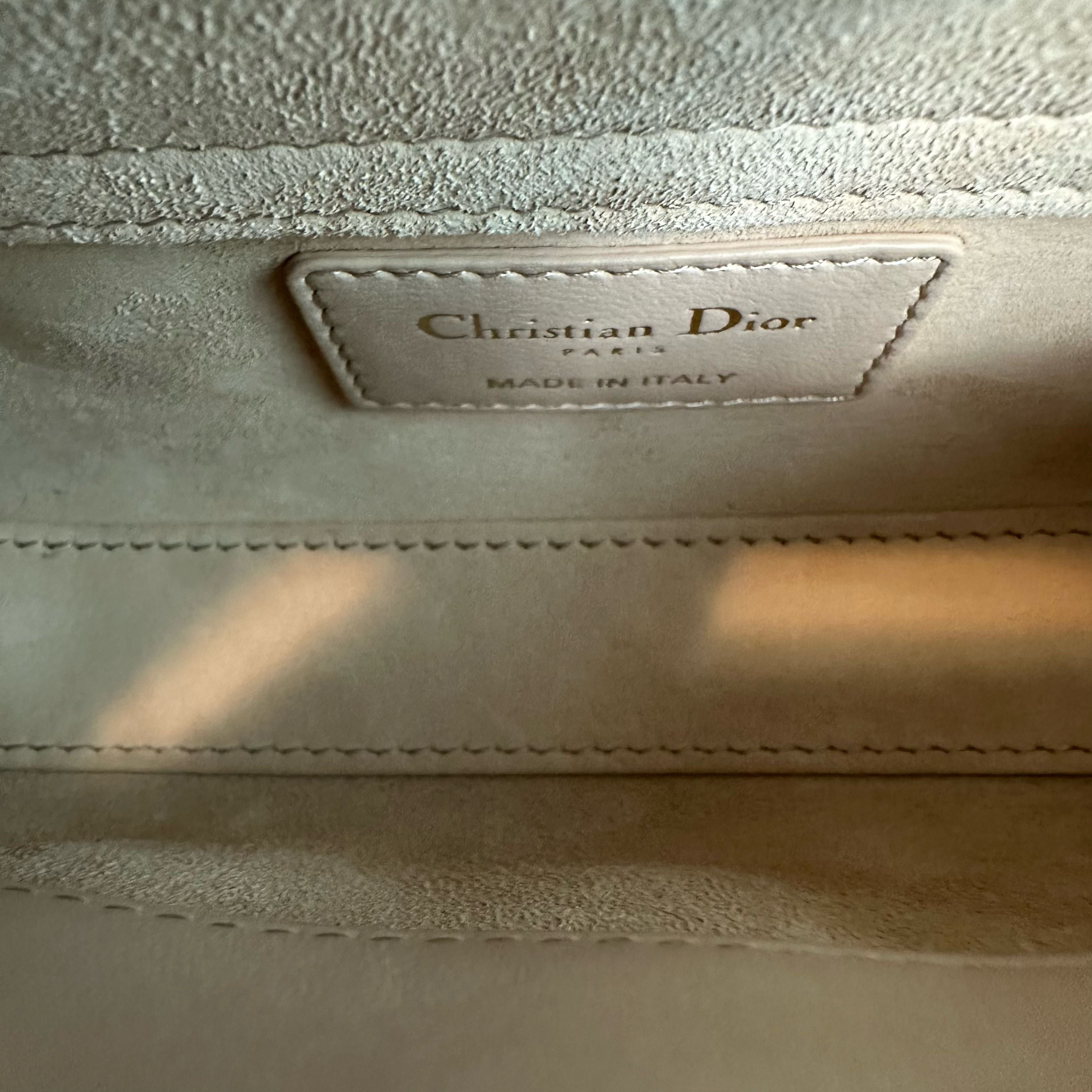 Dior D-Joy Mini Beige Lambskin GHW D Joy - Luxury Evermore