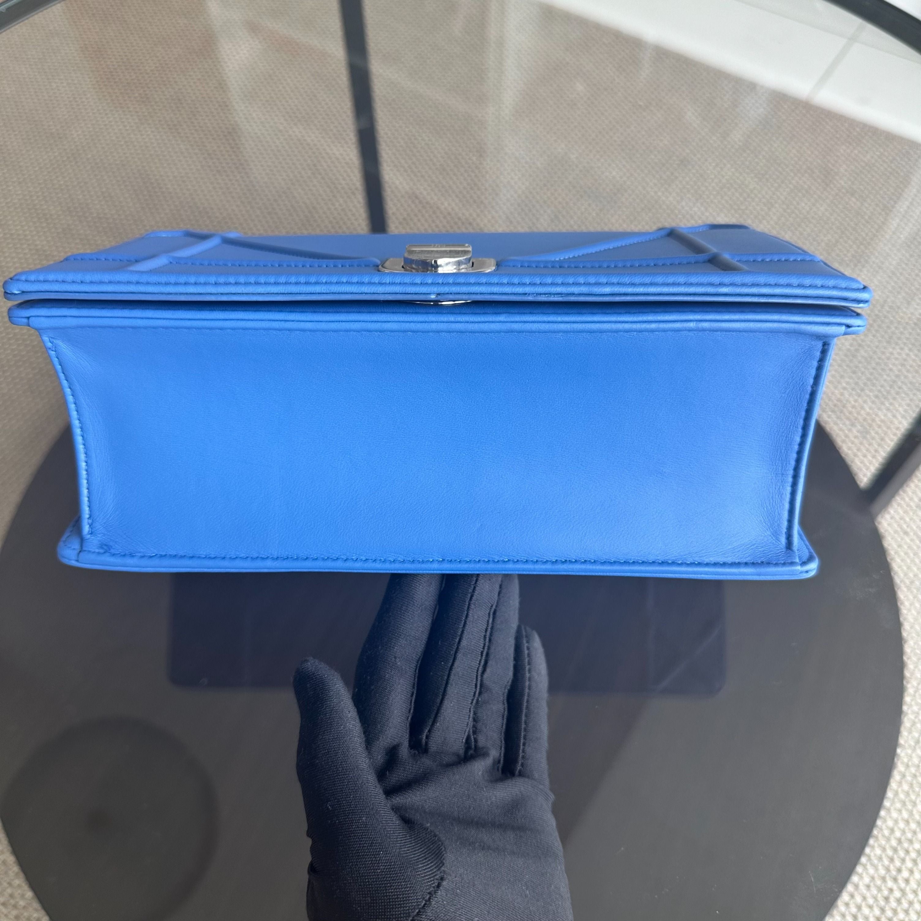 Dior Diorama Ama Medium Smooth Calfskin Blue SHW - Luxury Evermore