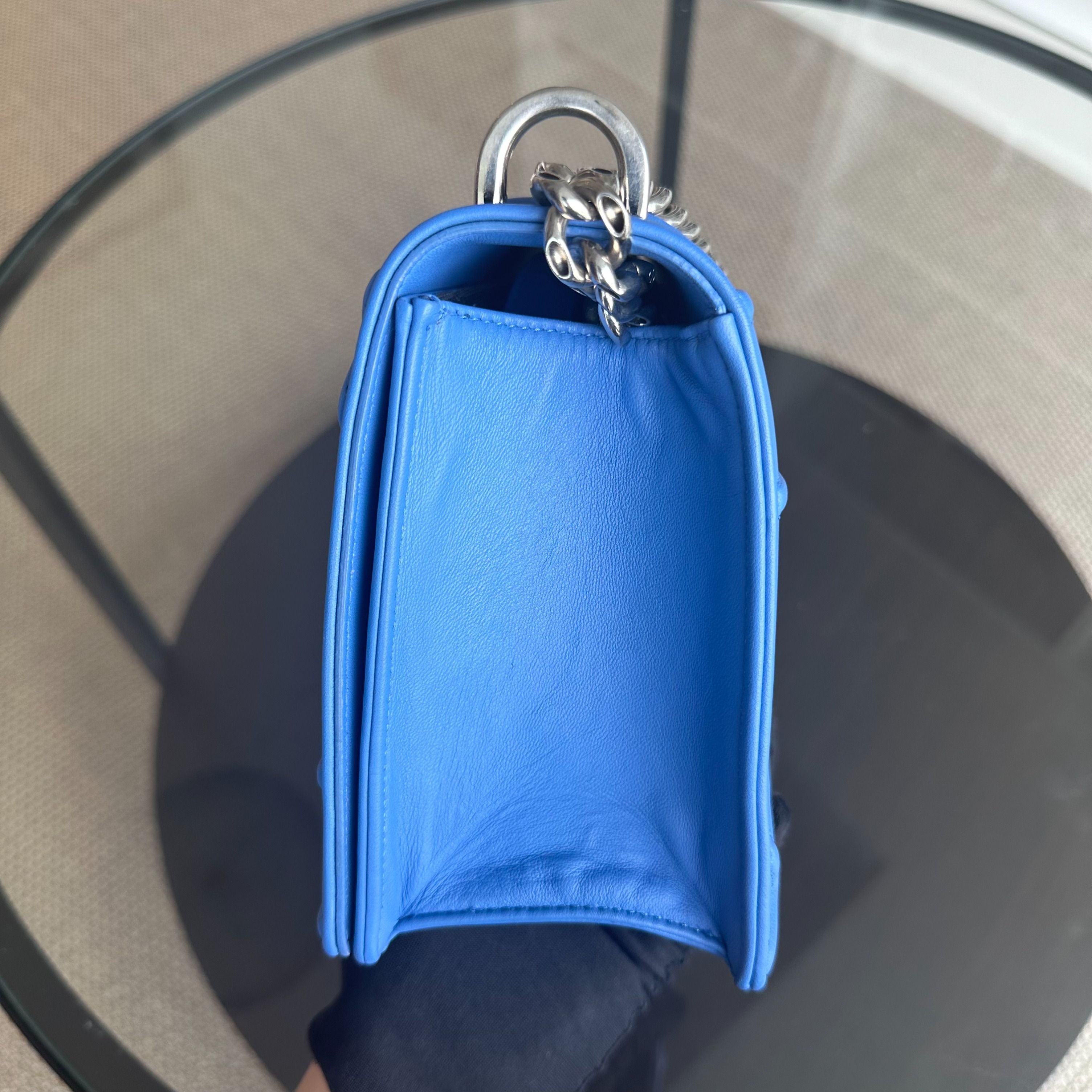 Dior Diorama Ama Medium Smooth Calfskin Blue SHW - Luxury Evermore