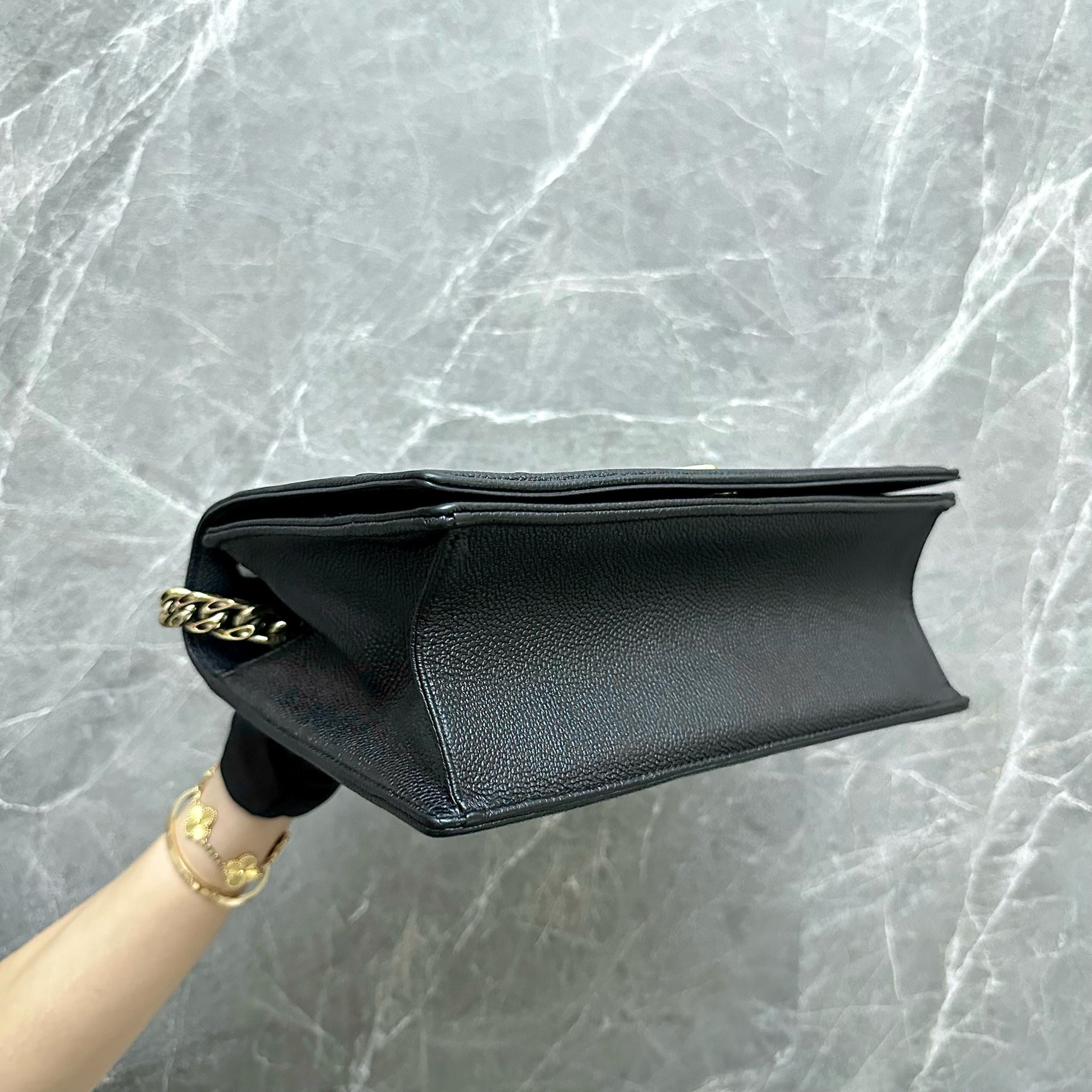 Dior Diorama Medium Ama Calfskin Black GHW - Luxury Evermore