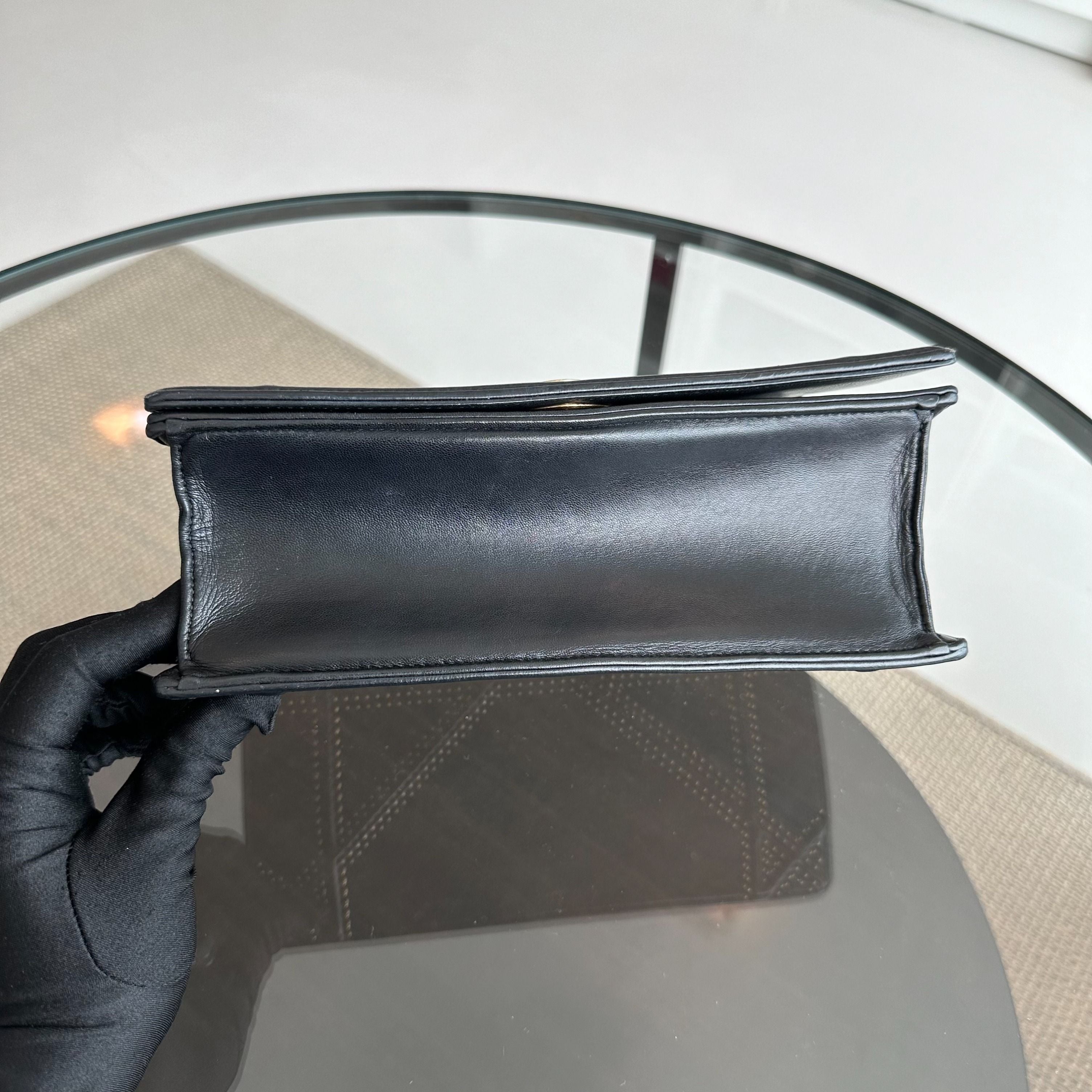 Dior Diorama Medium Calfskin Ama Black GHW - Luxury Evermore