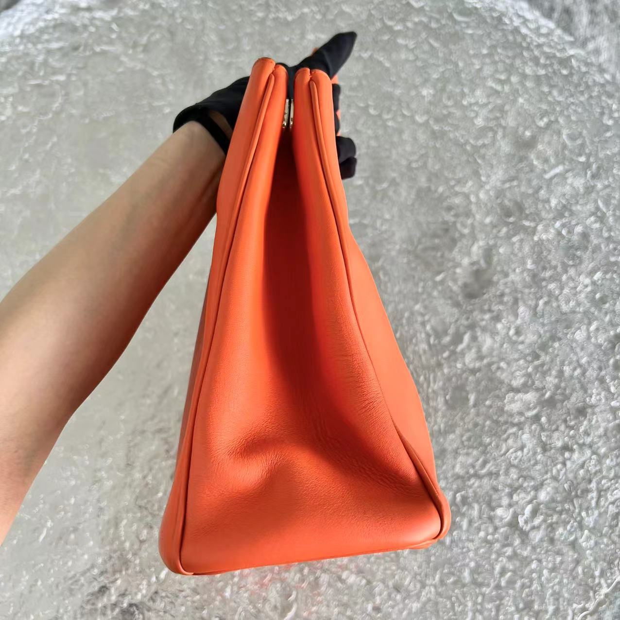 Dior Diorissimo Large Smooth Calfskin Orange Golden Hardware - Luxury Evermore