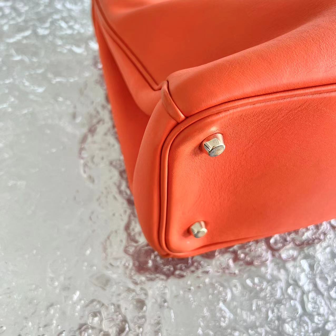 Dior Diorissimo Large Smooth Calfskin Orange Golden Hardware - Luxury Evermore