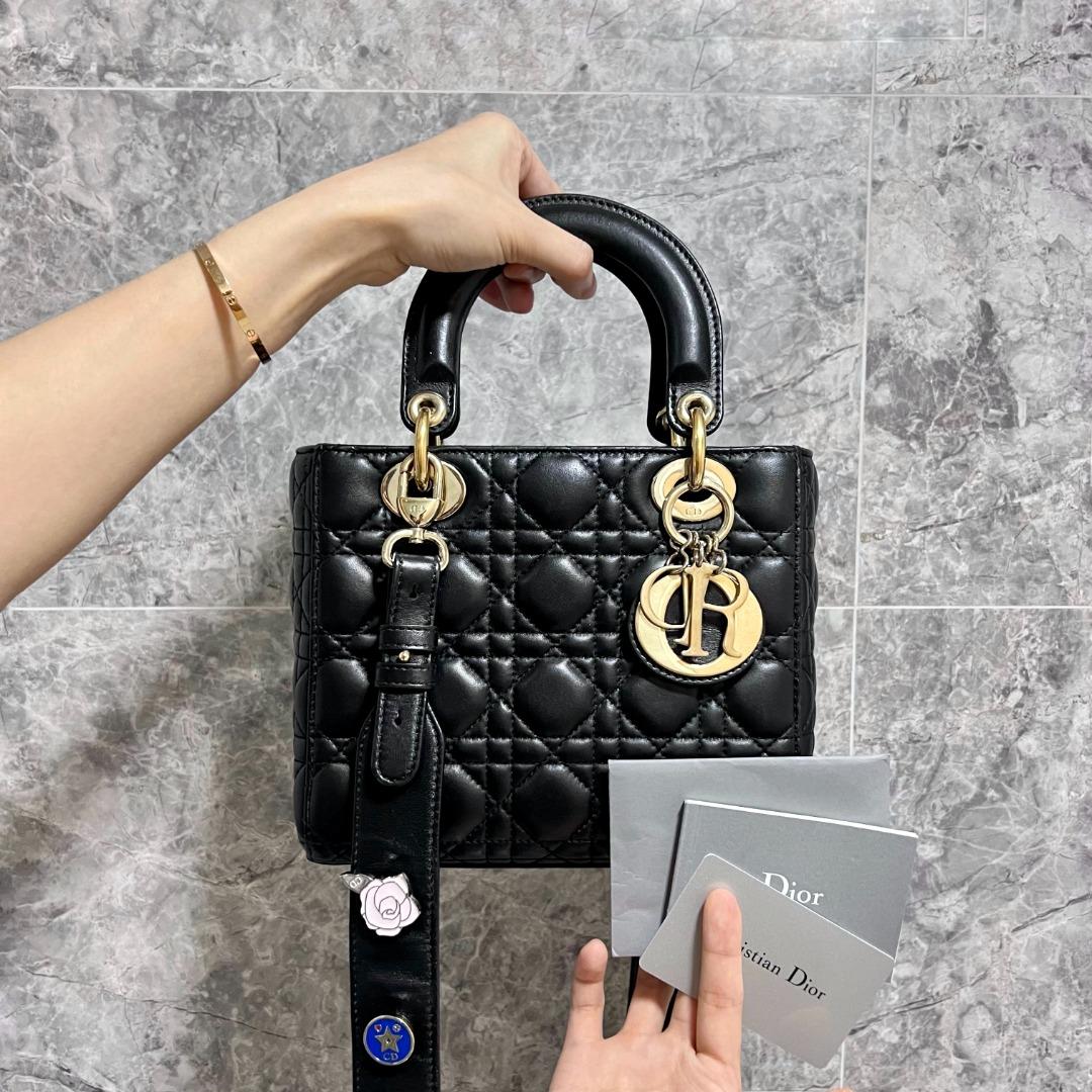 Dior Lady Small My ABC Black Lambskin - Luxury Evermore