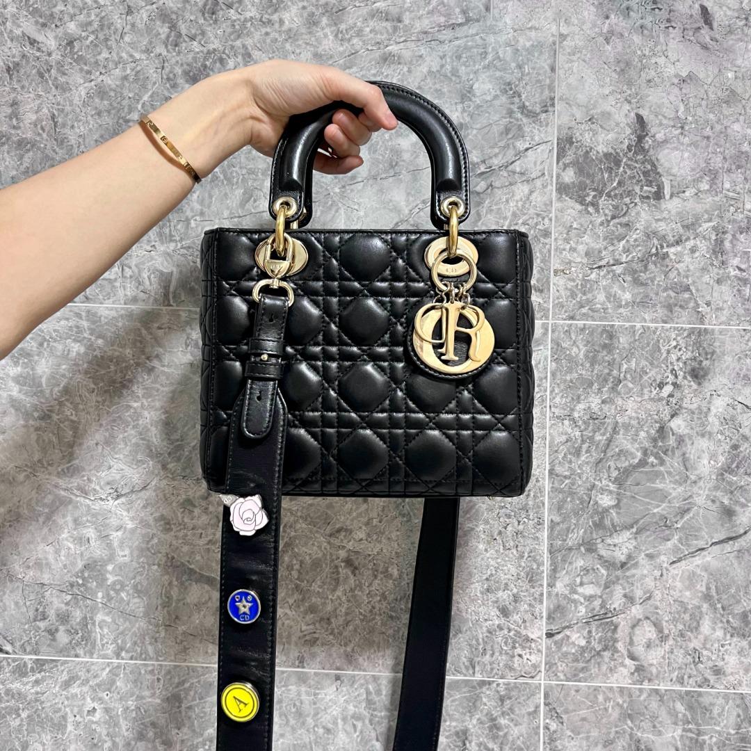 Dior Lady Small My ABC Black Lambskin - Luxury Evermore