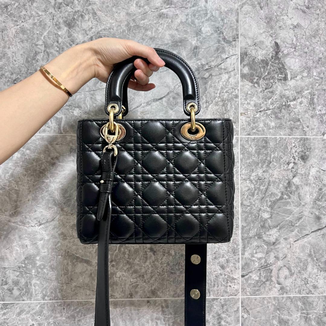 Dior Lady Small My ABC Black Lambskin - Luxury Evermore