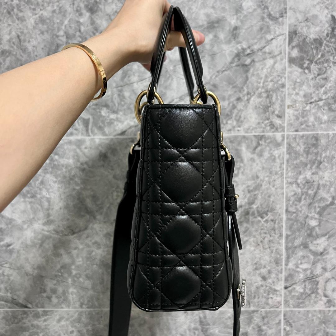 Dior Lady Small My ABC Black Lambskin - Luxury Evermore