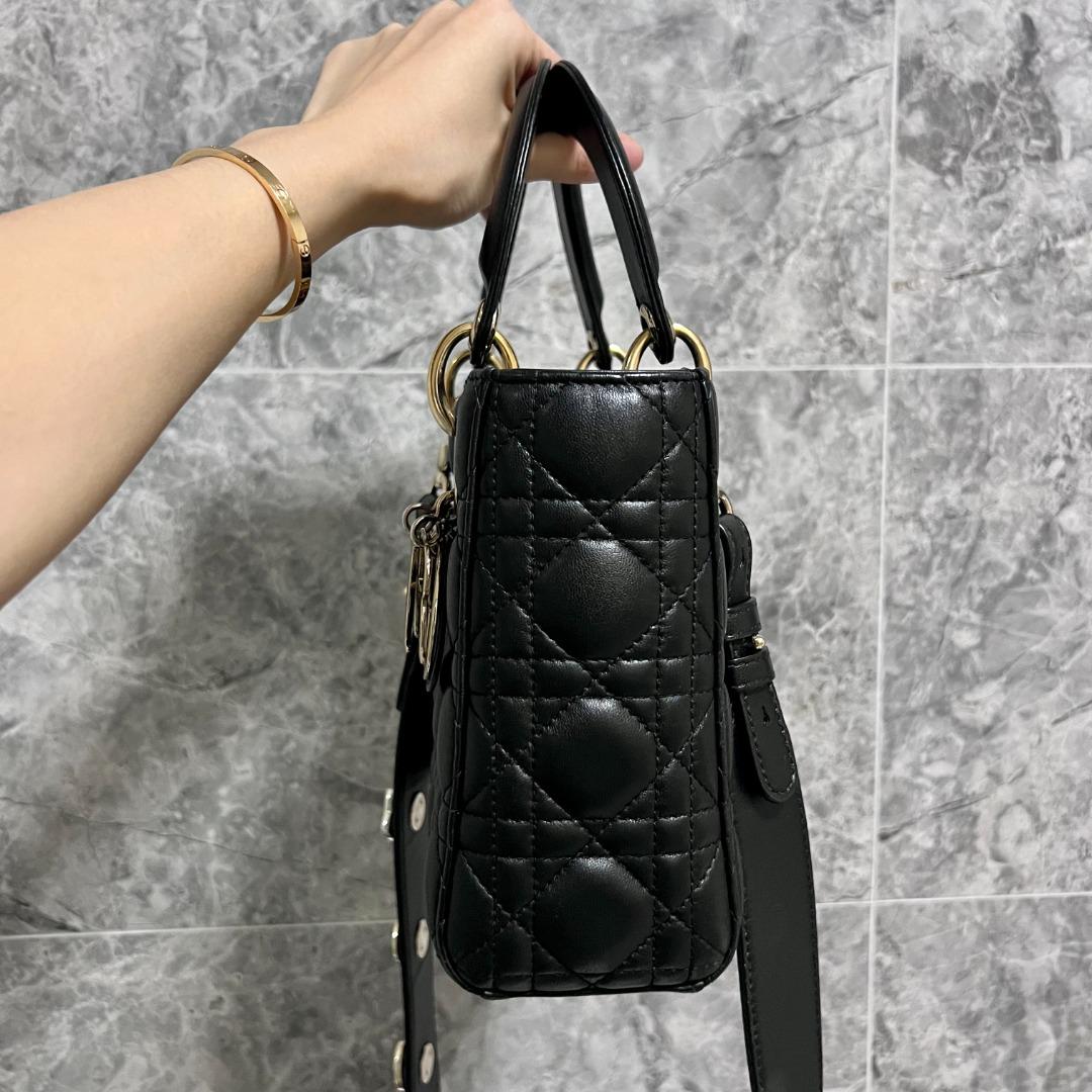 Dior Lady Small My ABC Black Lambskin - Luxury Evermore