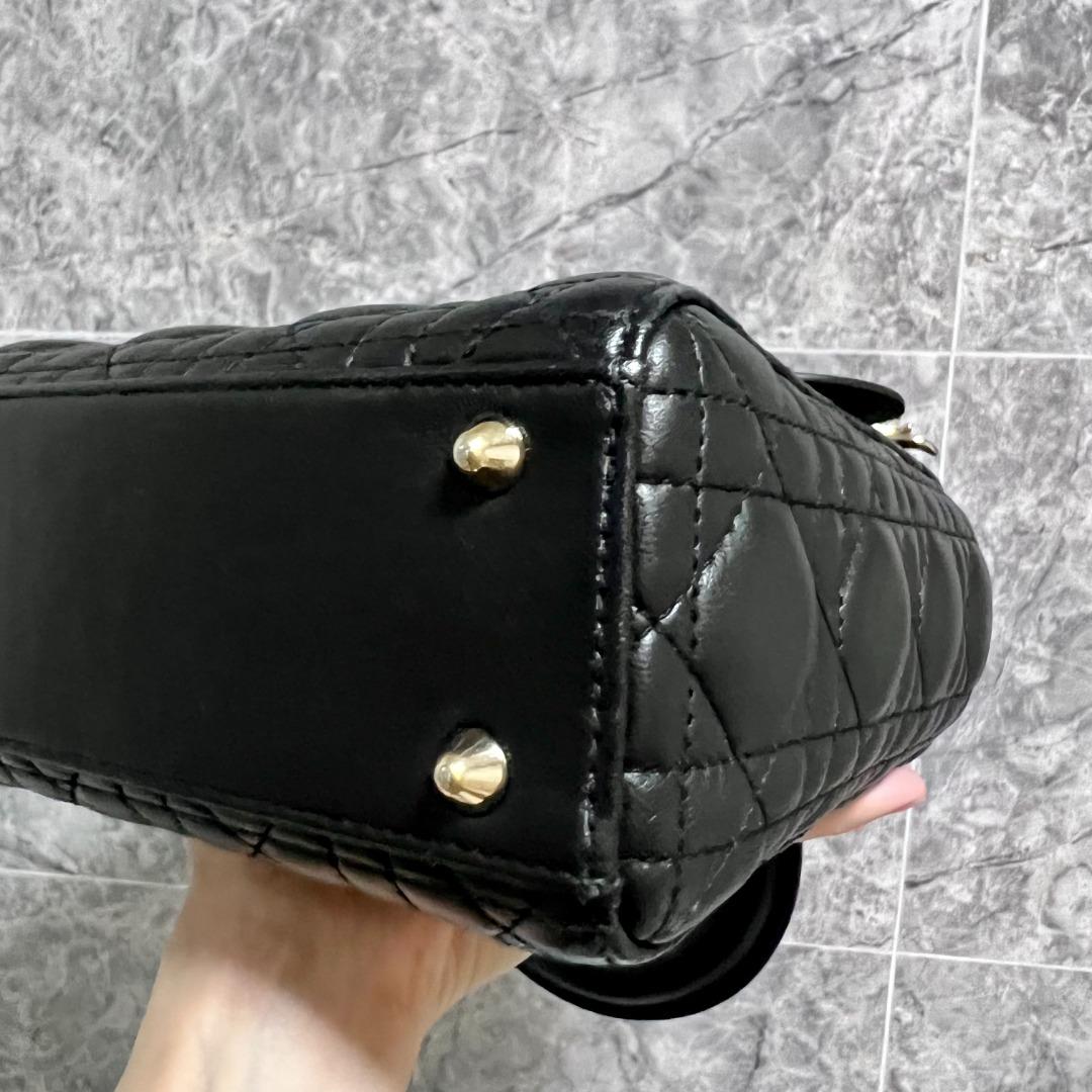 Dior Lady Small My ABC Black Lambskin - Luxury Evermore