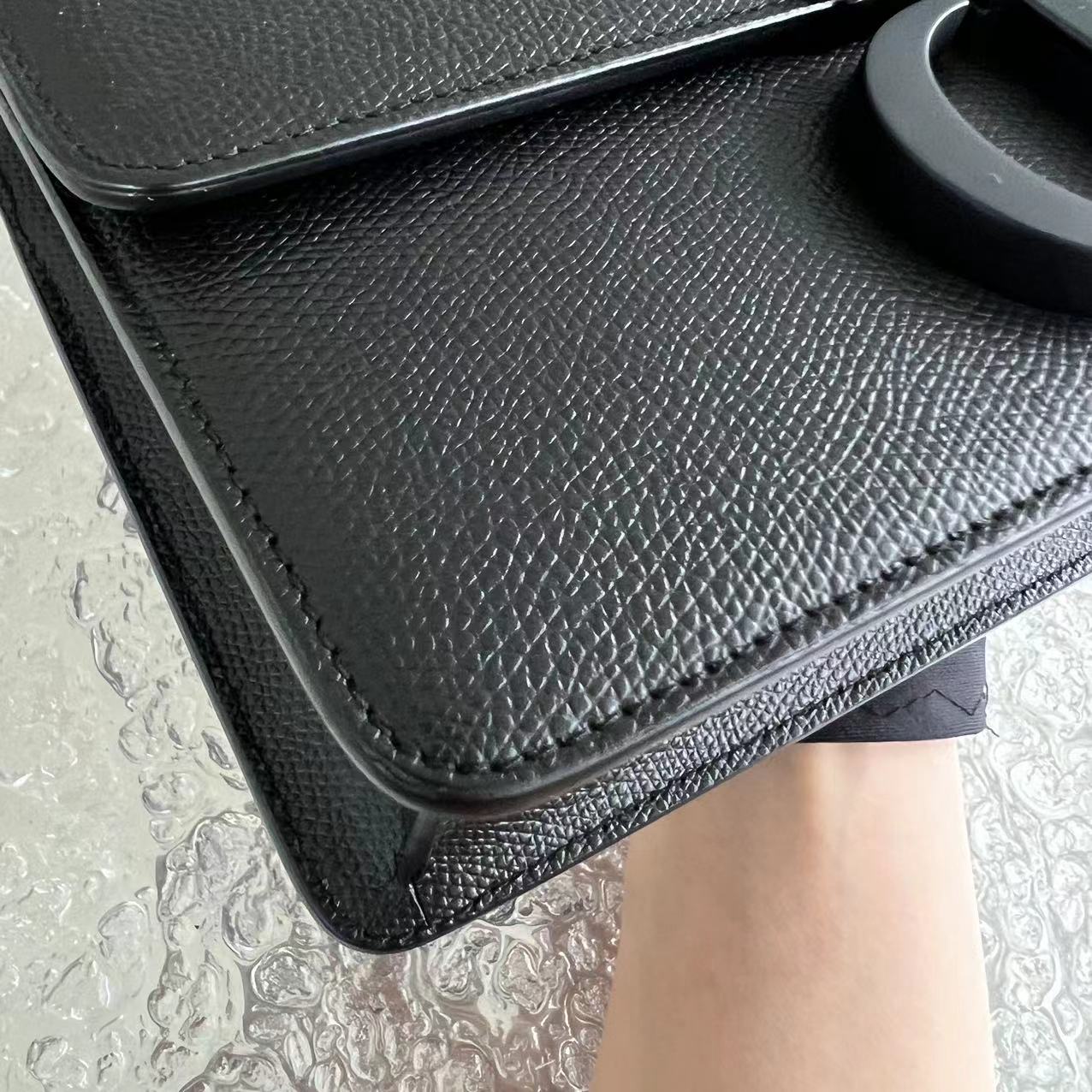 Dior Montaigne 30 Grained Calfskin All Black - Luxury Evermore