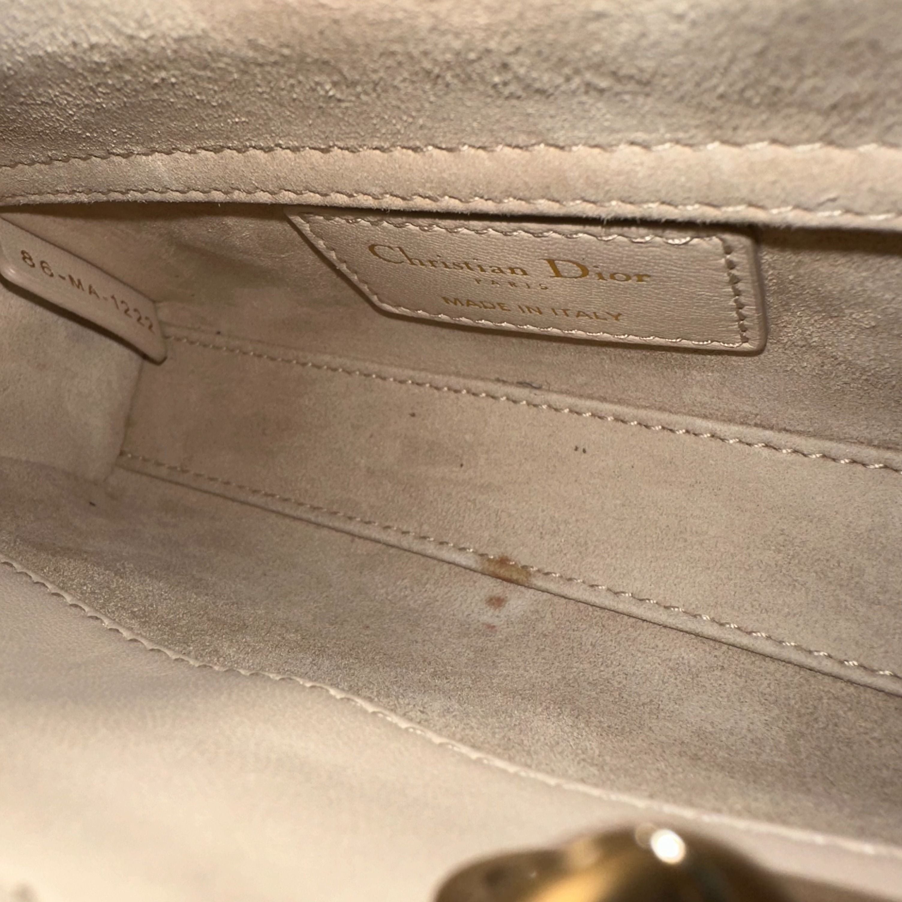 D-Joy Mini Beige Lambskin GHW D Joy