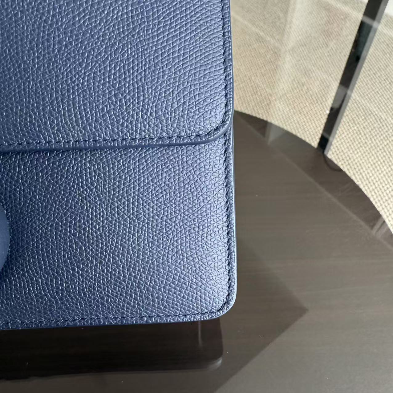 *Unused* Dior 30 Montaigne - Grained Calfskin So Blue Hardware