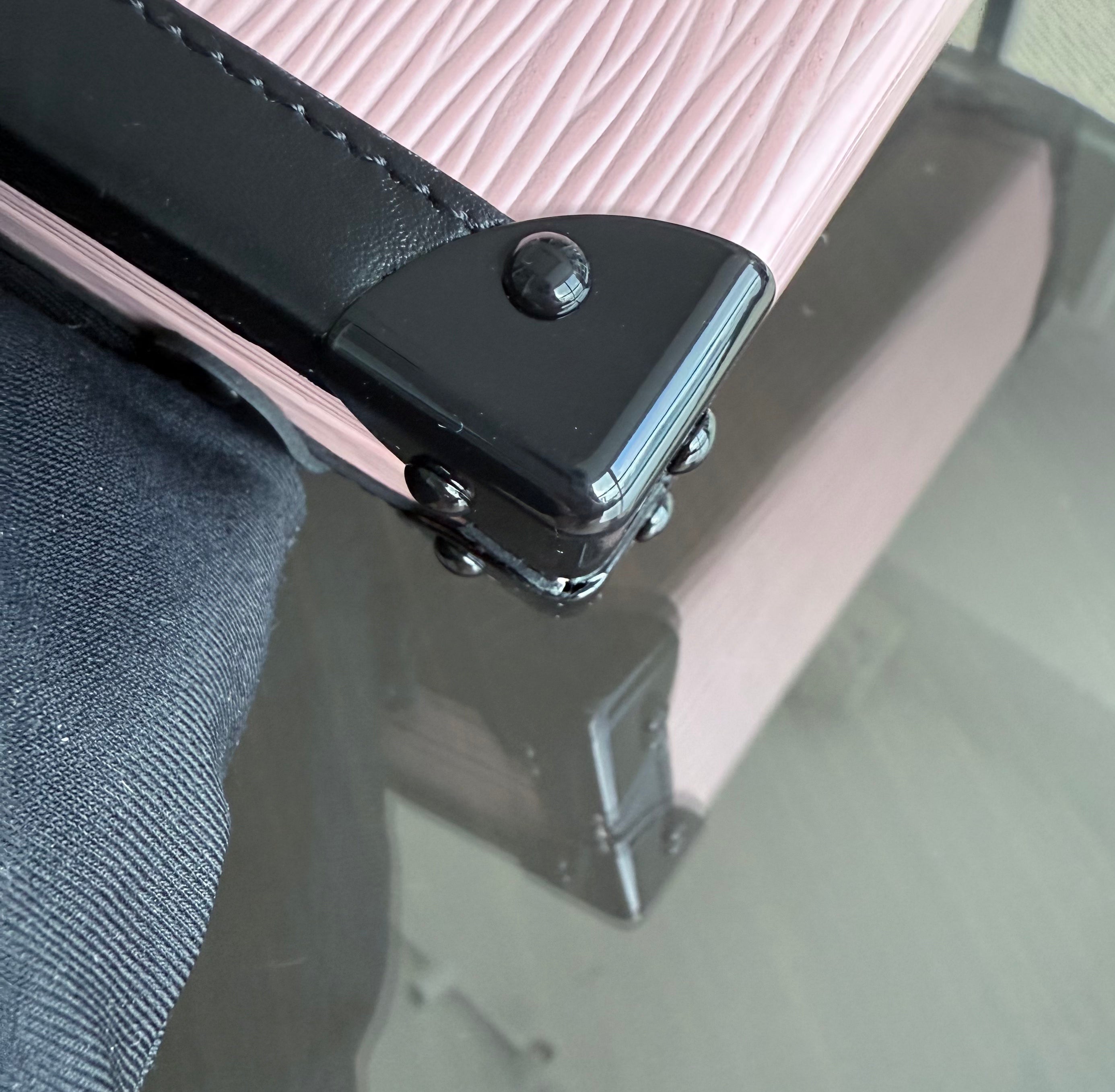 Louis Vuitton Petite Malle - EPI Light Pink Box Crossbody Gold Hardware