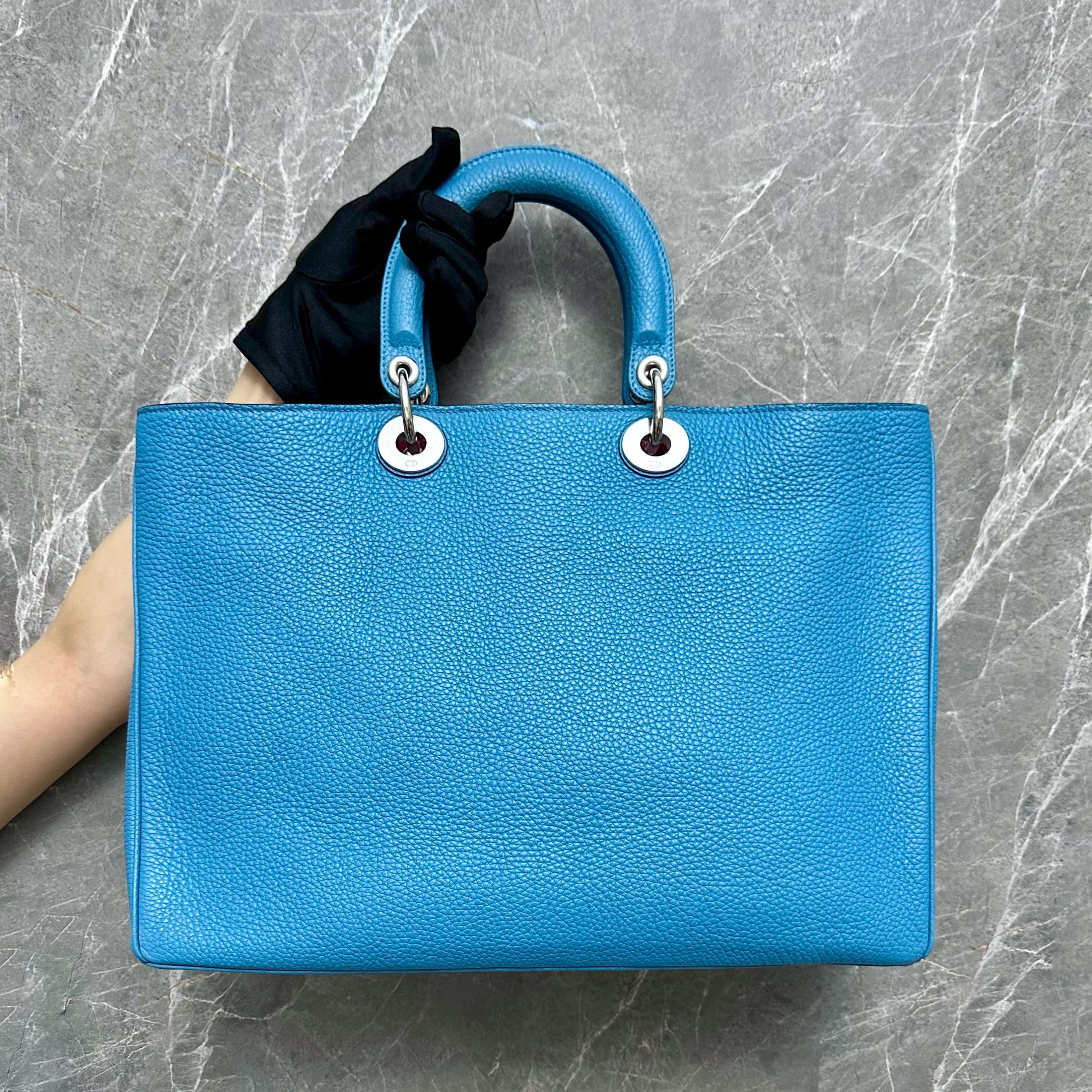 *Fit Laptop* Dior Diorissimo Lady Large Baby Blue SHW