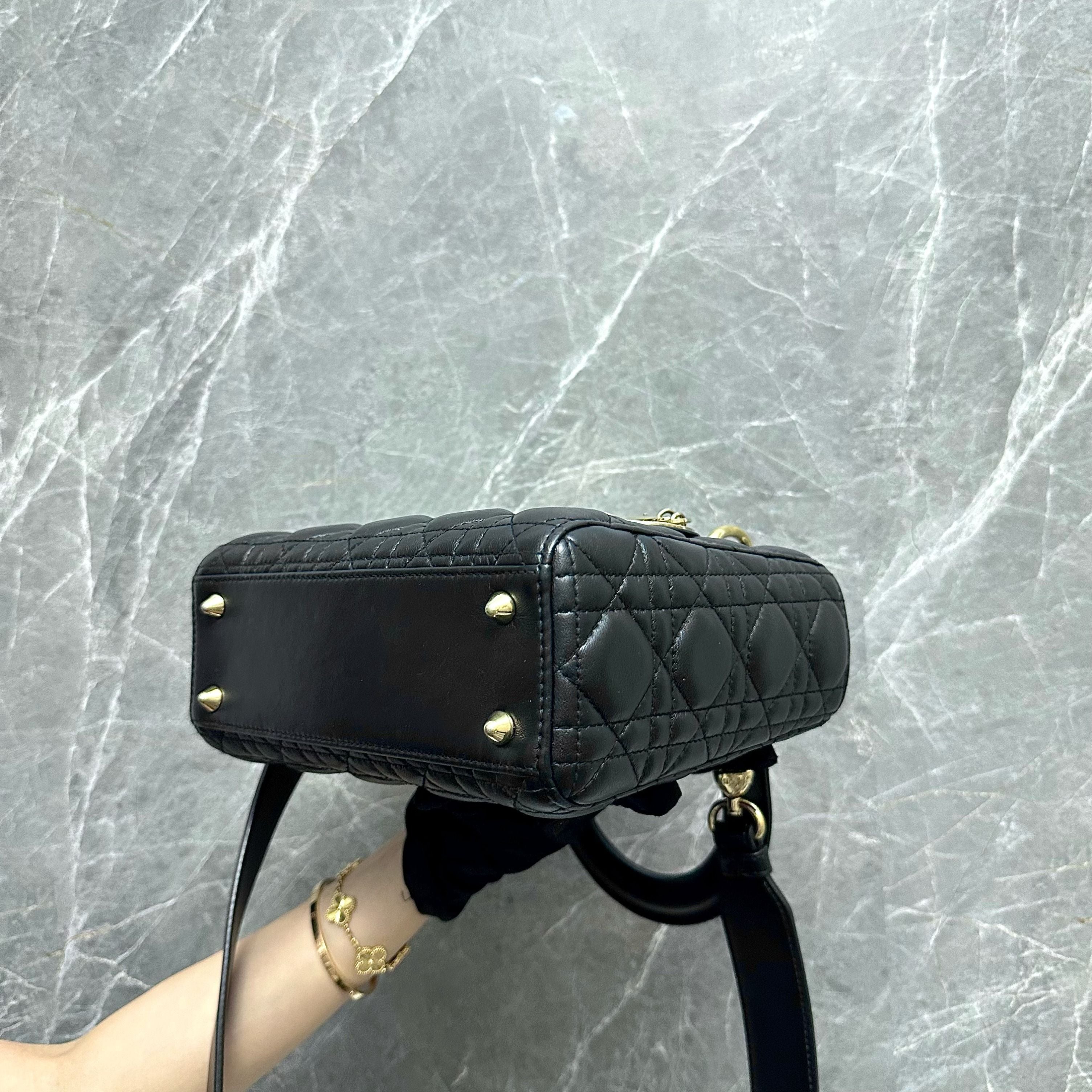 *Full Set* Dior Lady Small ABC Lambskin MyABC Black GHW - Luxury Evermore