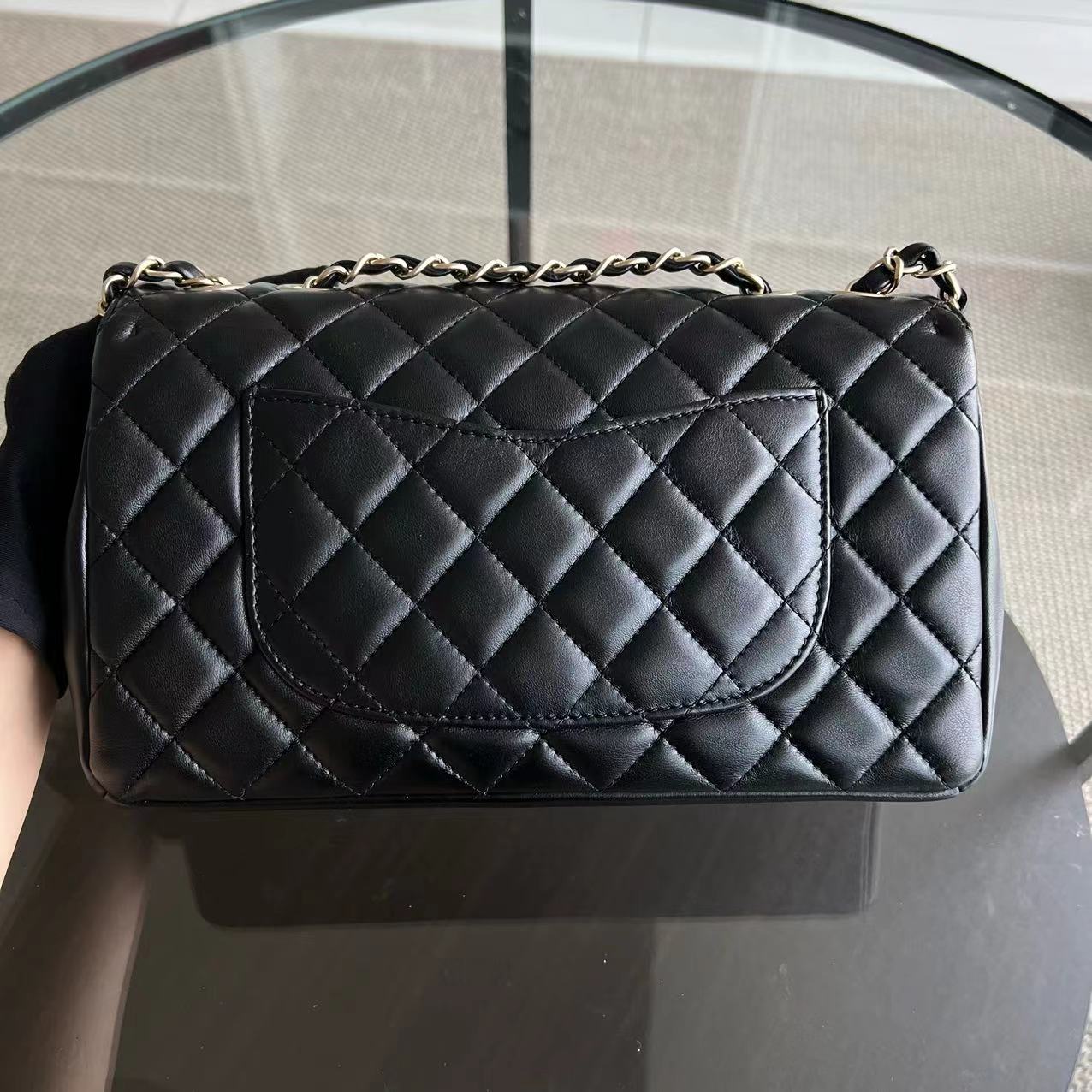 *Full Set Receipt* Chanel Mademoiselle Chic Seasonal Flap Medium 26CM Lambskin Black GHW No 21 - Luxury Evermore