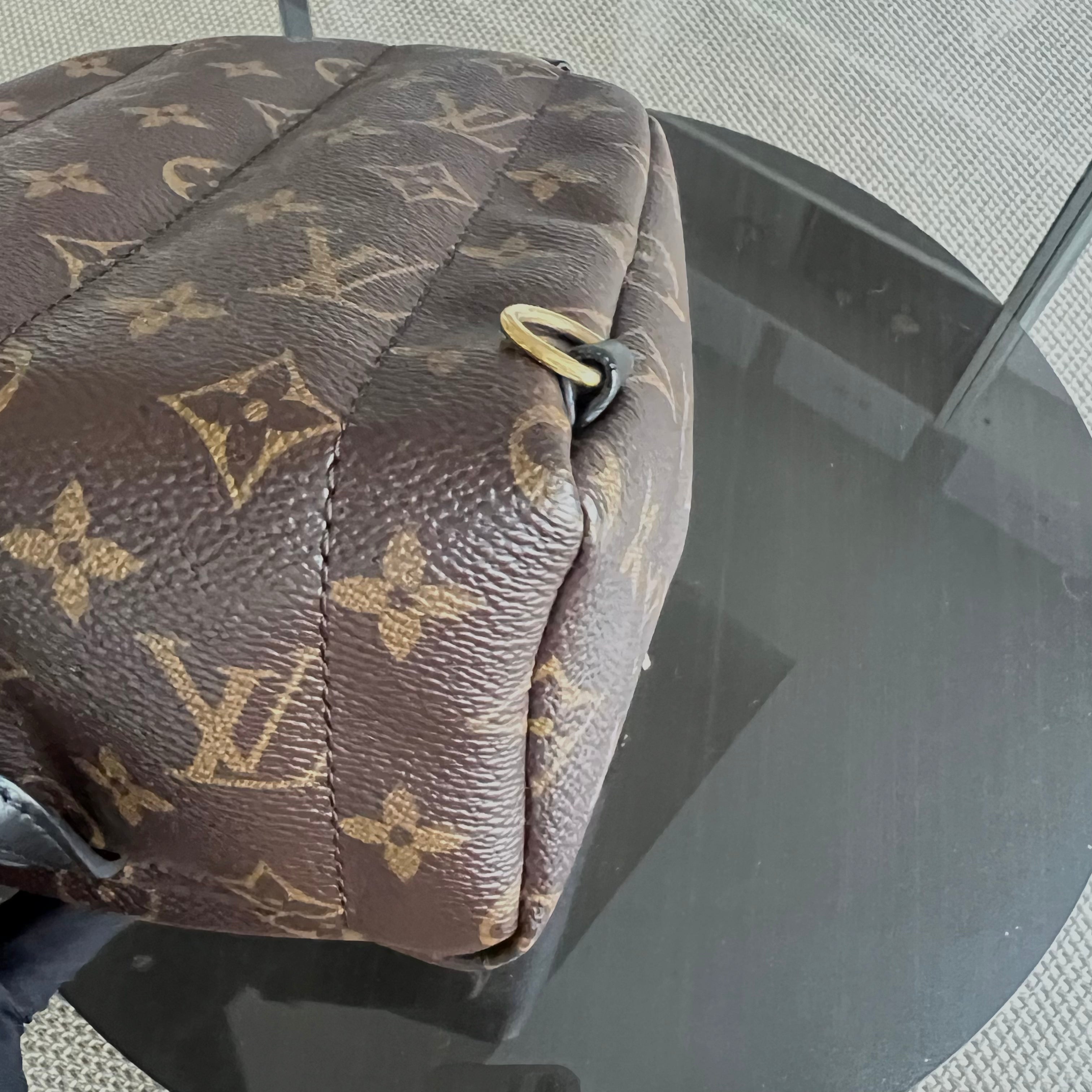 *Full Set, Receipt* LV Palm Spring Mini Monogram Canvas Backpack Louis Vuitton - Luxury Evermore