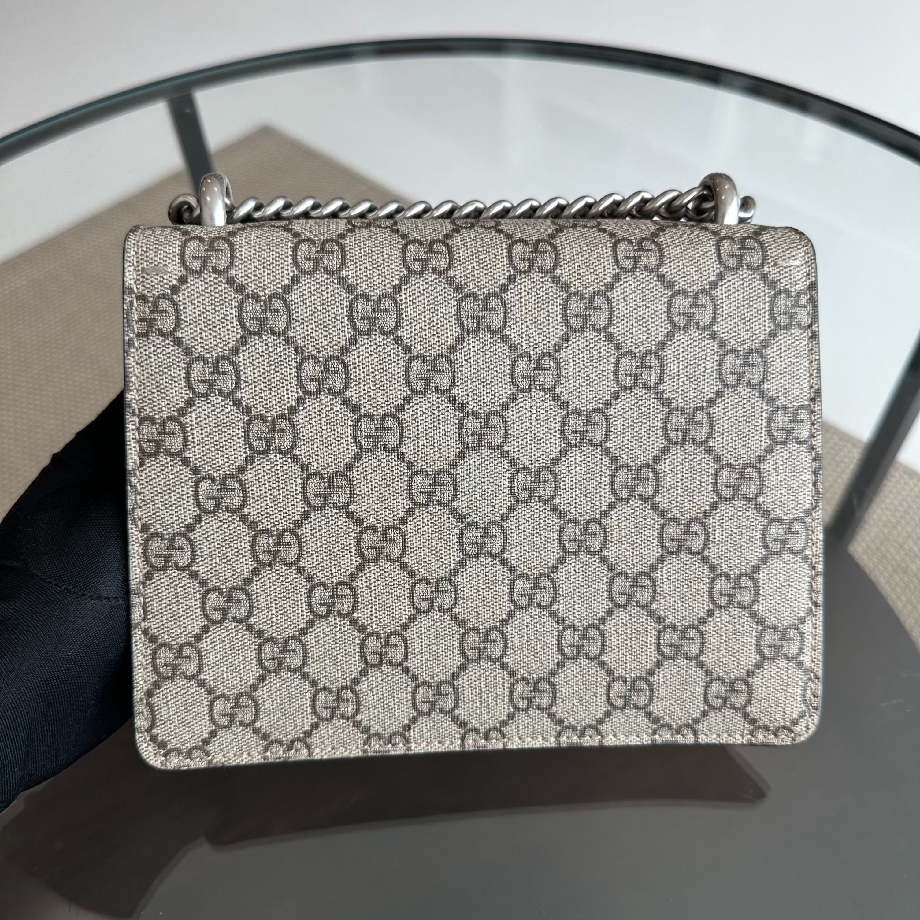 Gucci Dionysus GG Canvas Super Mini Cross Body Bag - Luxury Evermore