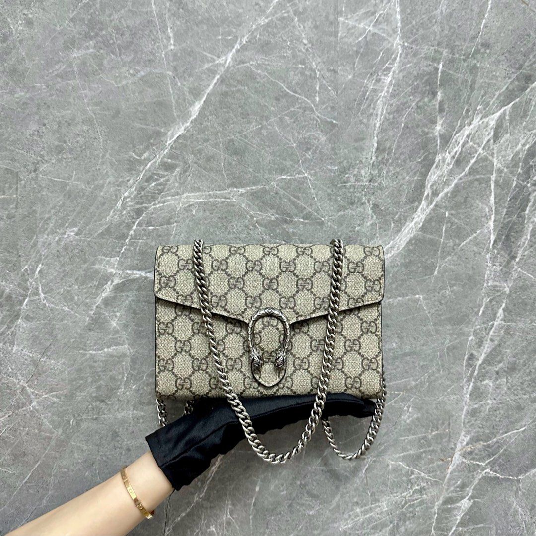 Gucci Dionysus Wallet On Chain WOC Canvas - Luxury Evermore