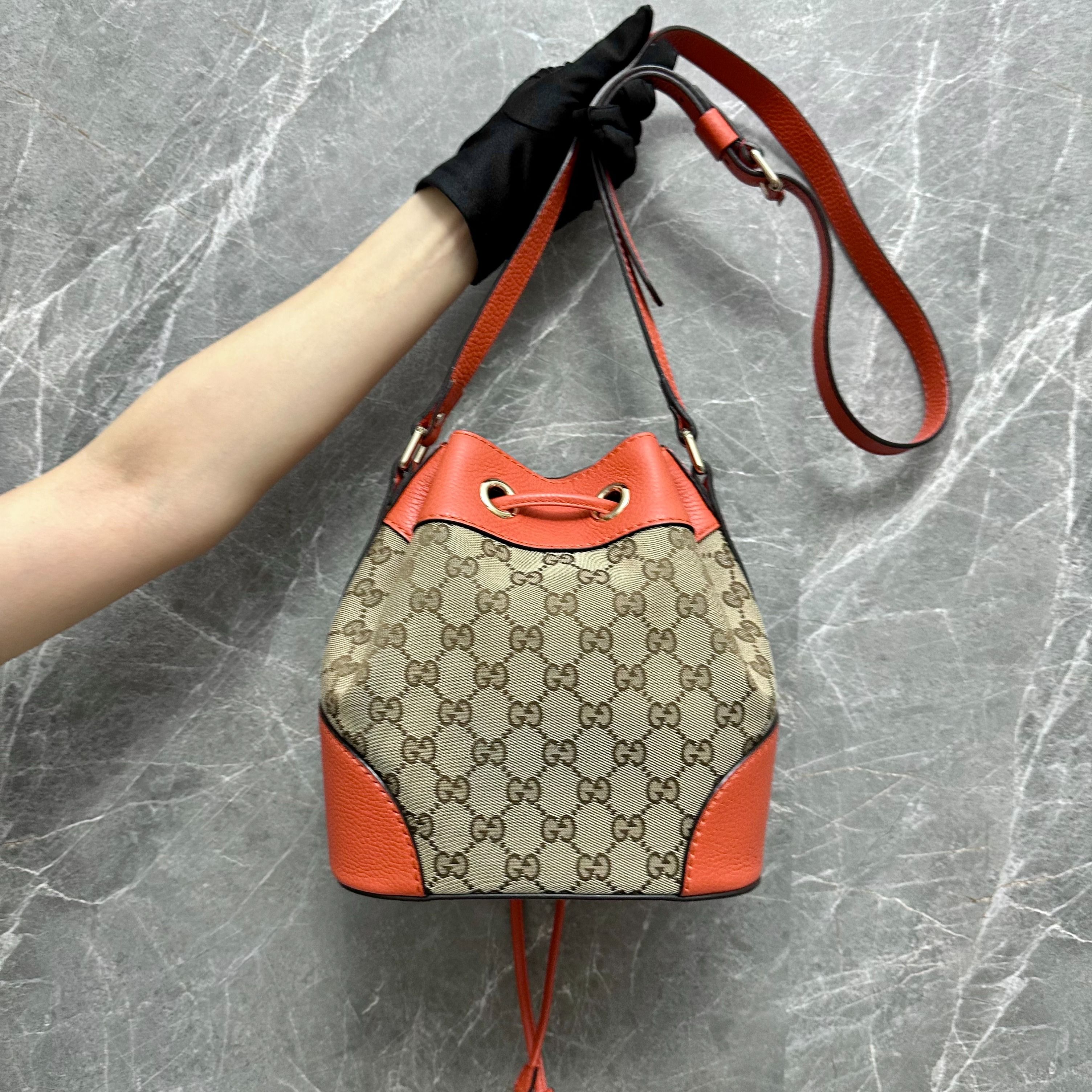 *Like New* Gucci Bucket Bag Calfskin Monogram - Luxury Evermore