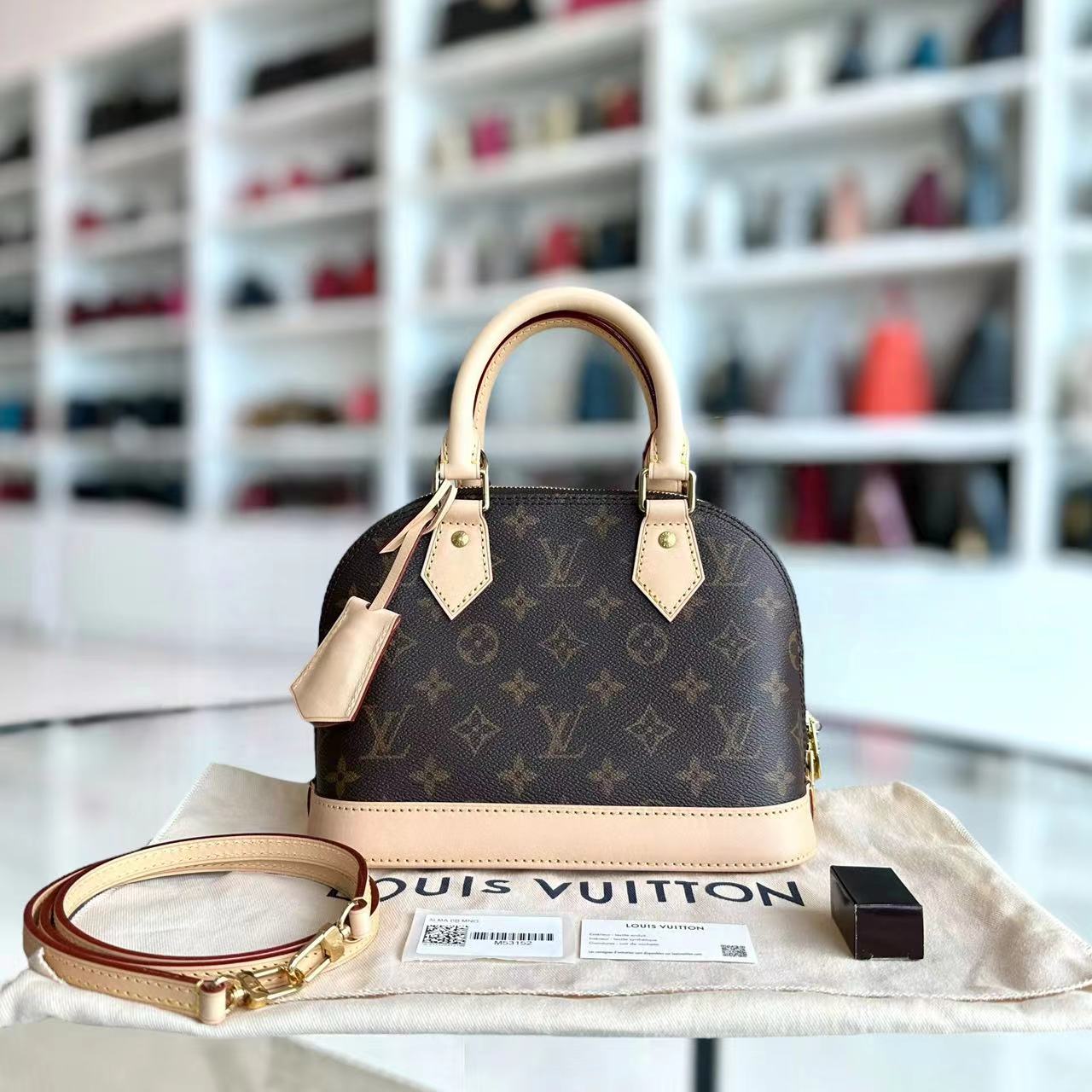 Louis vuitton alma bb monogram canvas sale