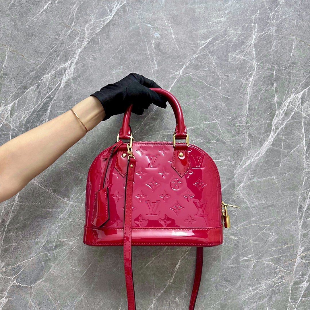 *Like New* LV Alma BB Vernis Red GHW - Luxury Evermore