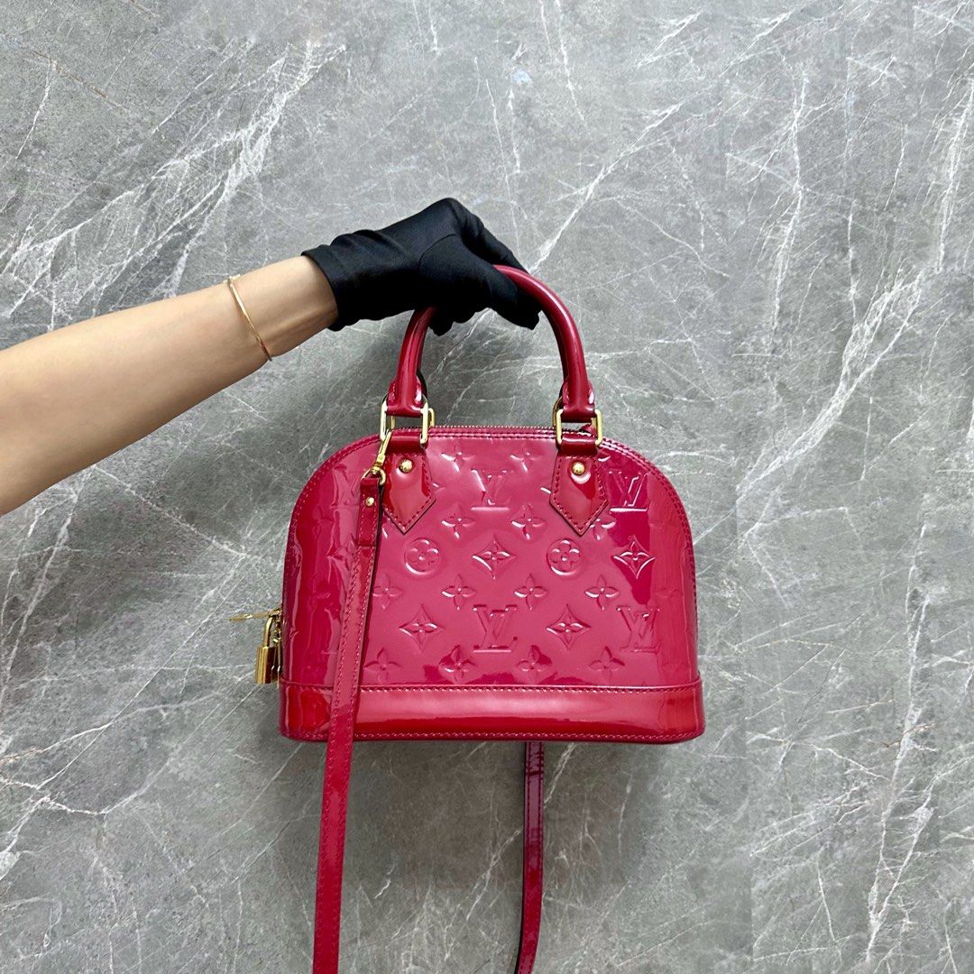 *Like New* LV Alma BB Vernis Red GHW - Luxury Evermore