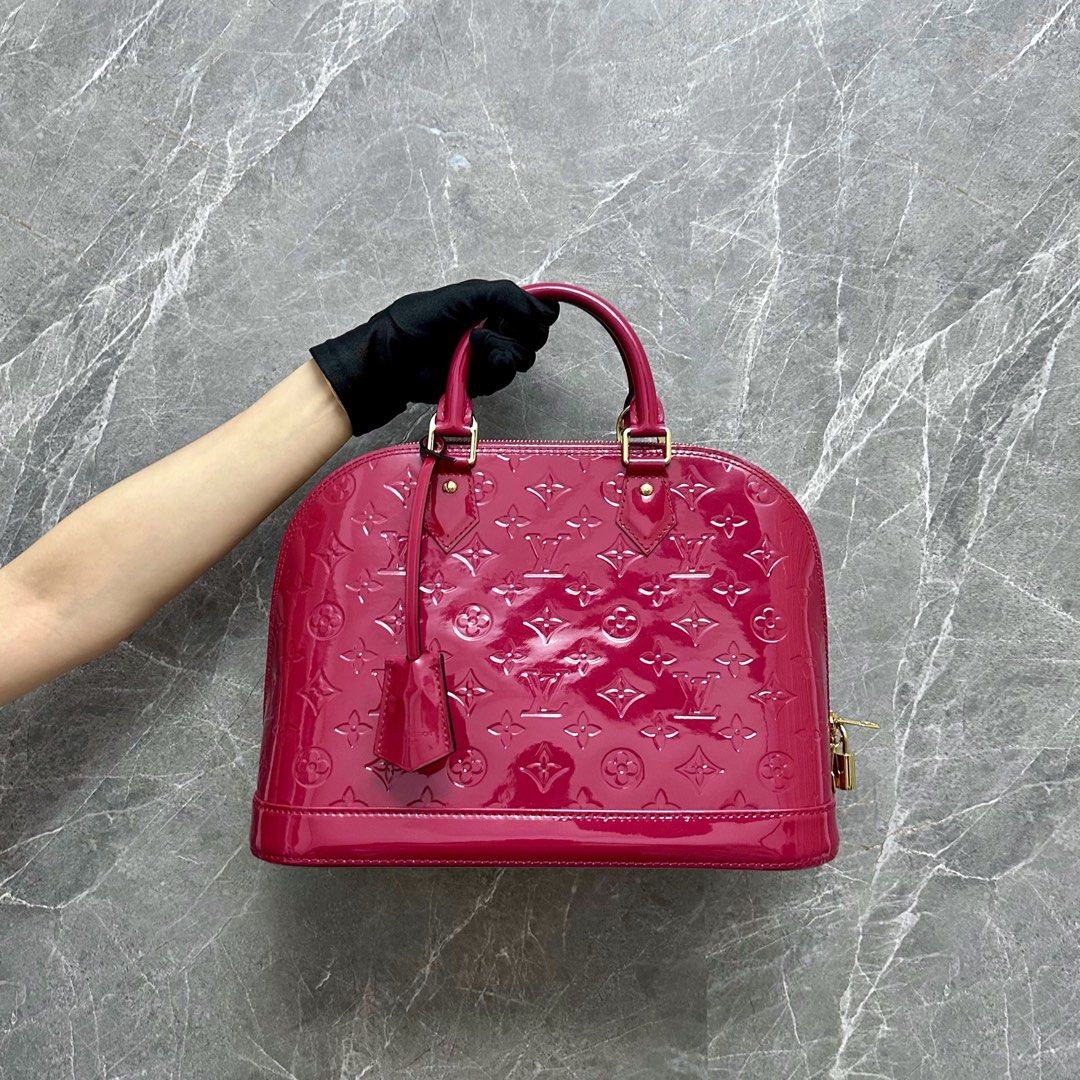 *Like New* LV Alma PM Vernis Cherry GHW - Luxury Evermore