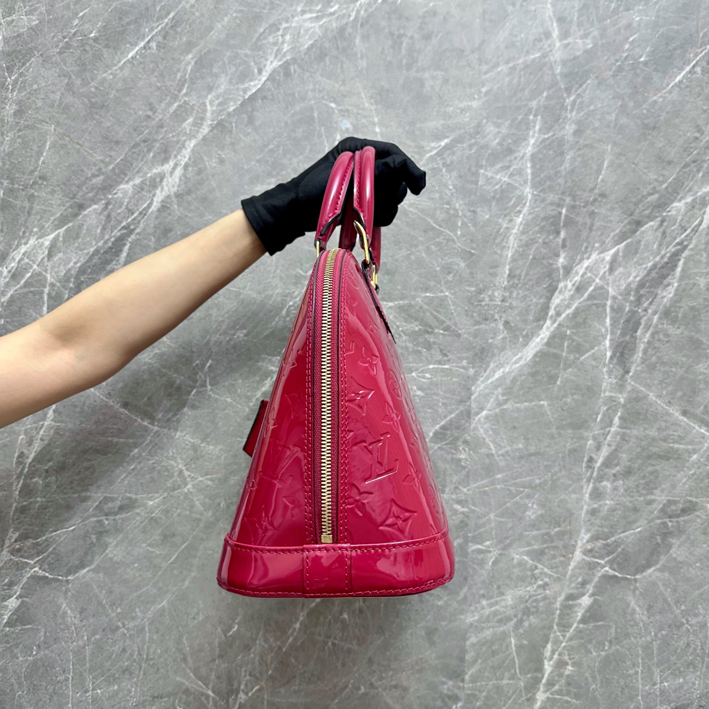 *Like New* LV Alma PM Vernis Cherry GHW - Luxury Evermore