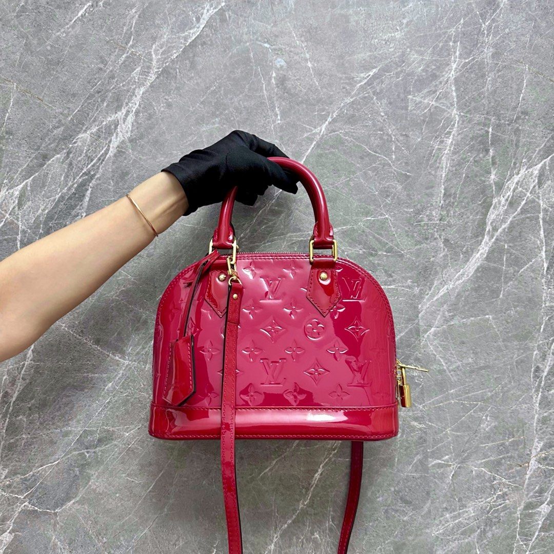 *Like New* LV Alma BB Vernis Red GHW