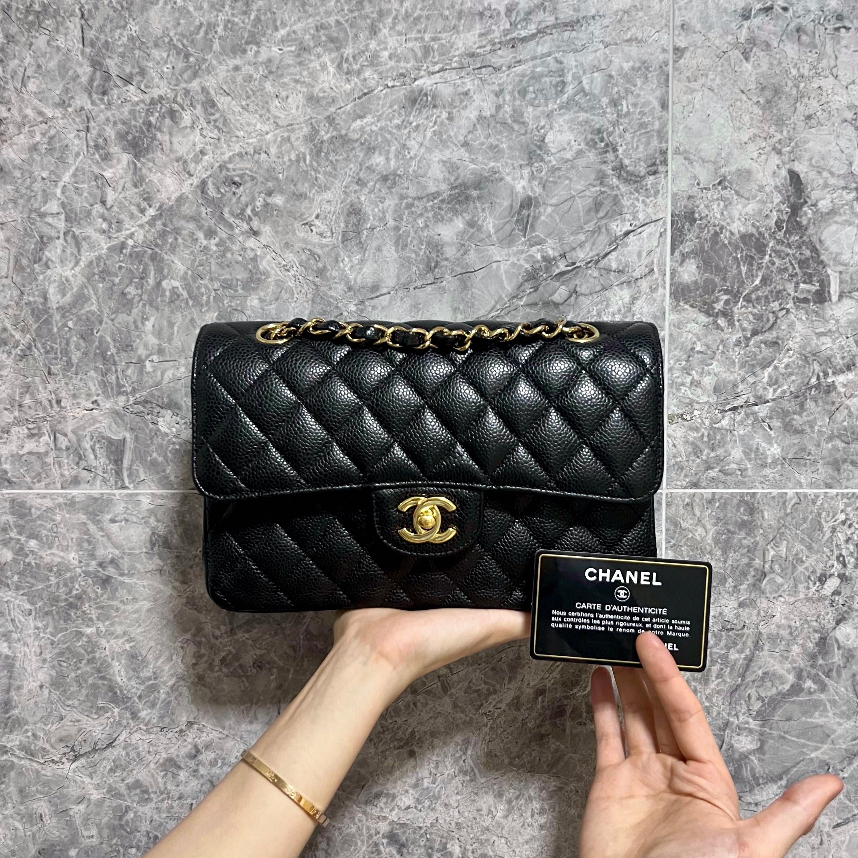 LNIB Chanel Small Caviar Classic Flap Black GHW No 31 - Luxury Evermore