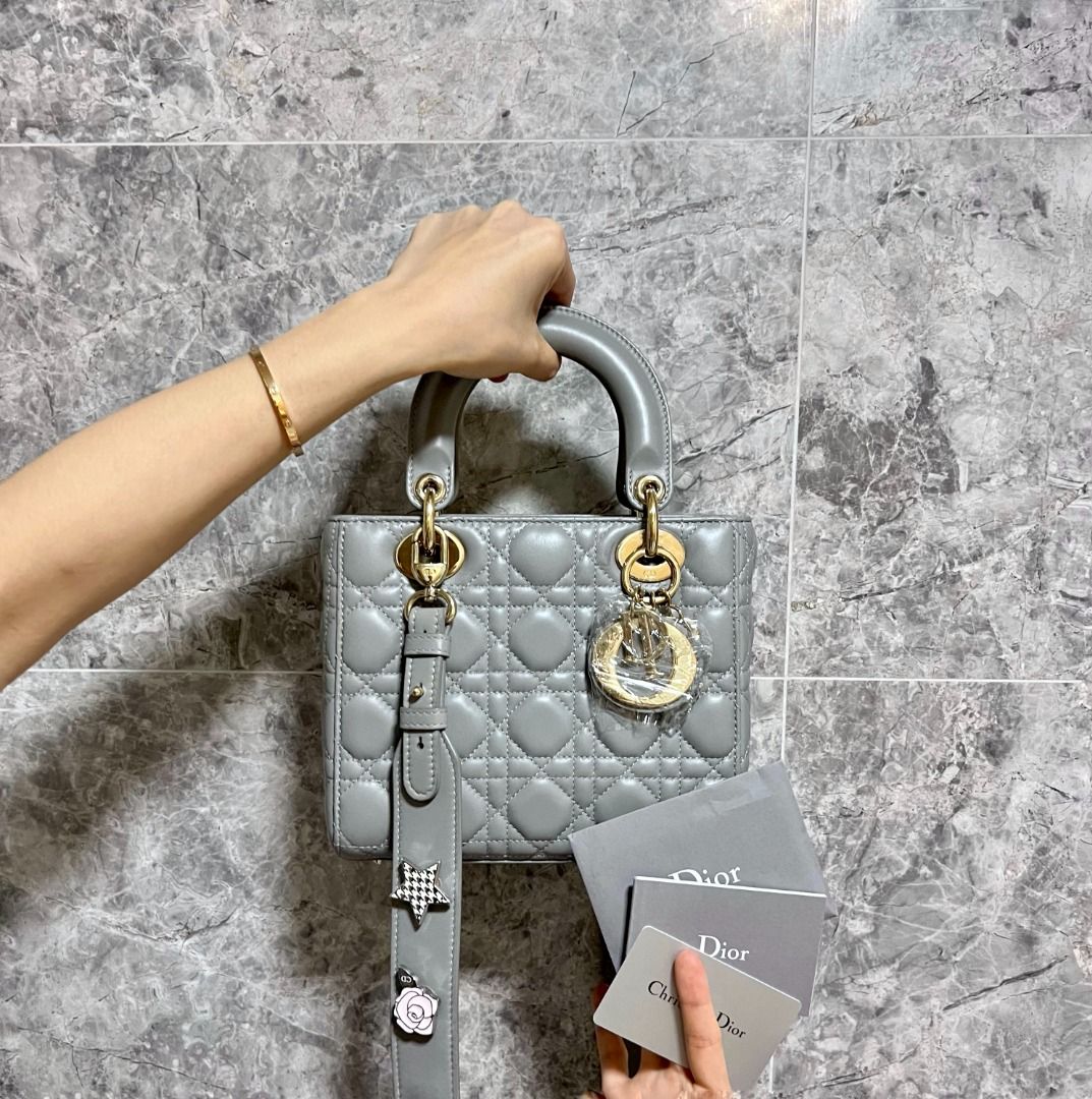 LNIB Dior Lady Small MyABC Grey GHW - Luxury Evermore